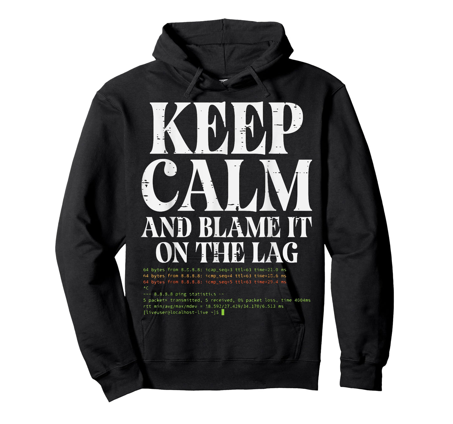 Gamer Keep Calm Blame It On Lag Funny Gaming Men Boys Kids T-Shirt