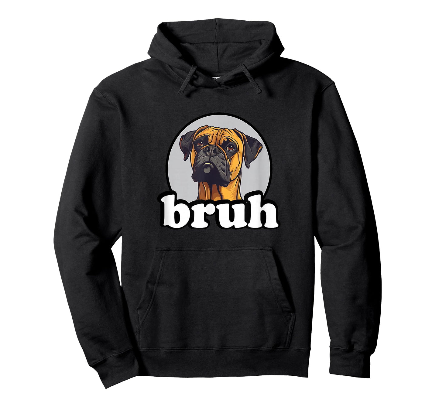 Boys Girls Cute Funny Bruh Kids Boxer Dog Lover T-Shirt