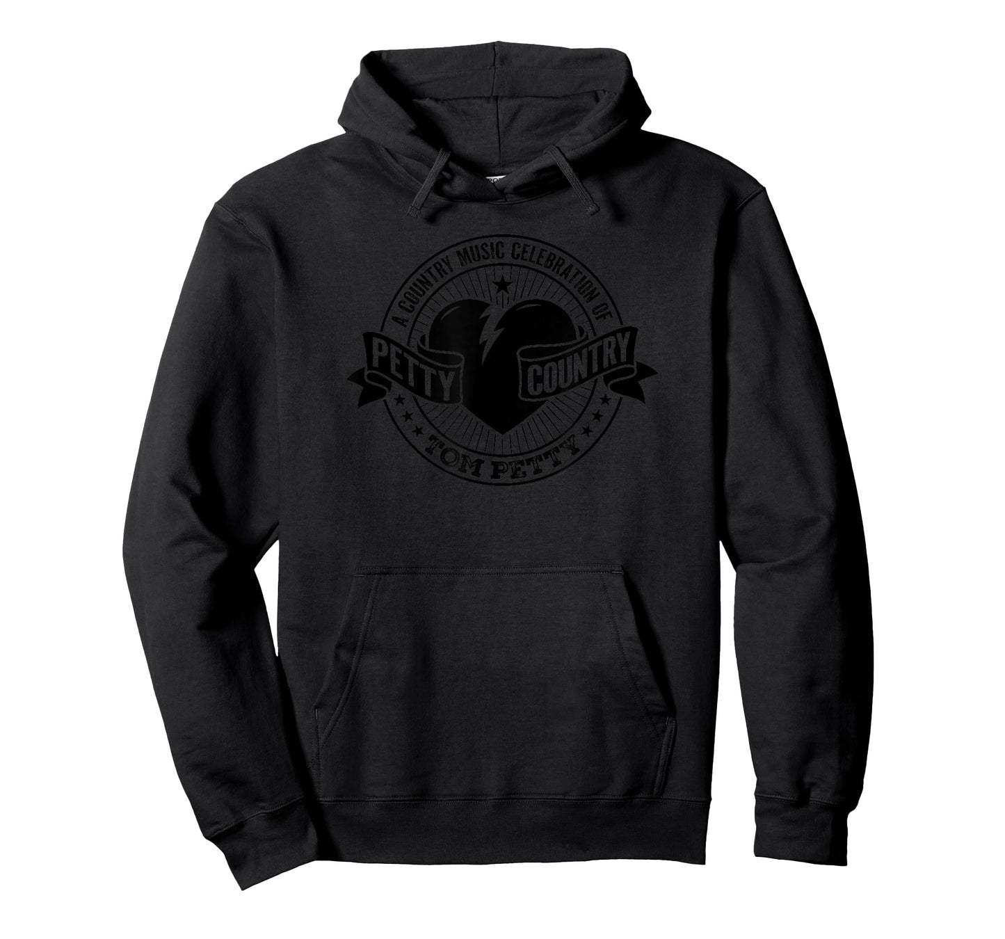 Tom Petty Country Black Logo T-Shirt