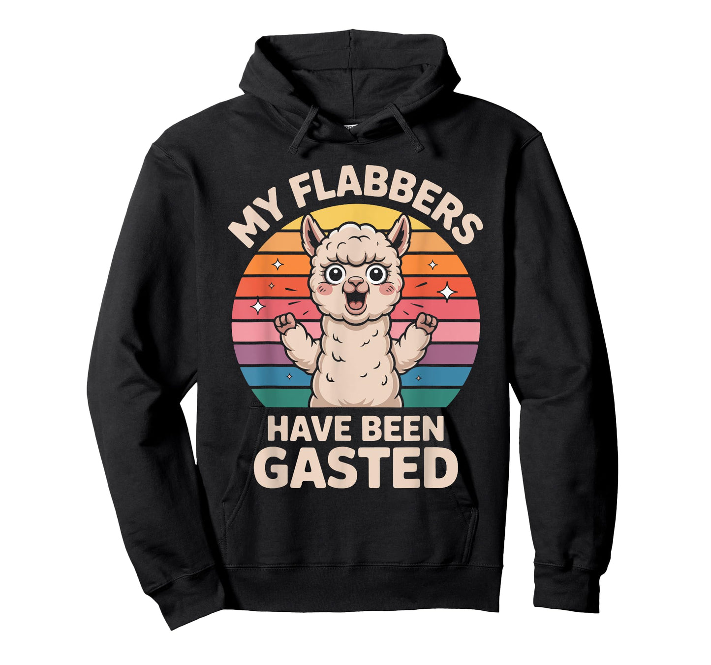 My Flabbers Have Been Gasted Funny Alpaca T-Shirt