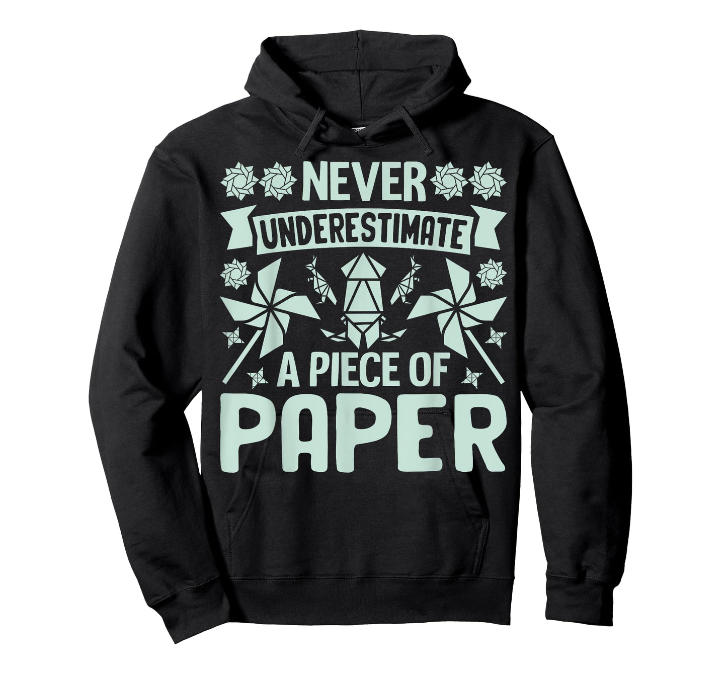 Never underestimate a Piece of Paper Origami T-Shirt