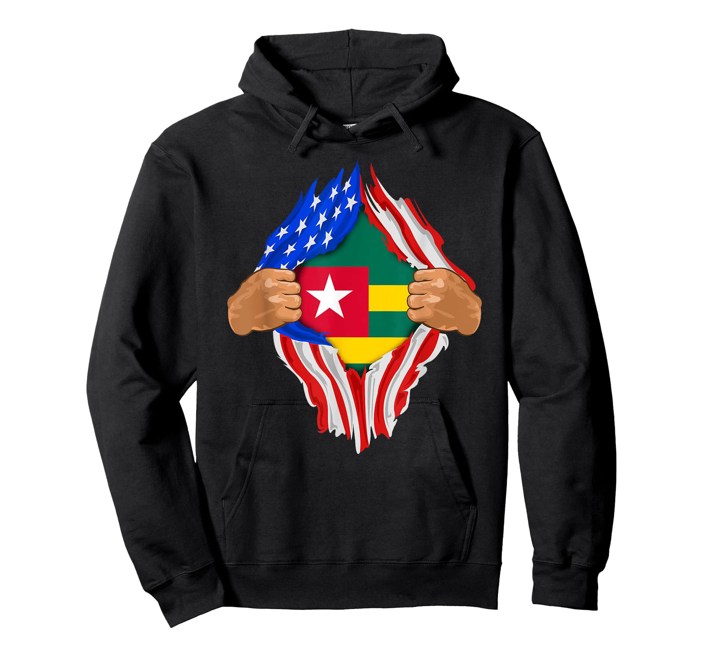 Togolese Blood Inside Me T-Shirt | Togo Flag Gift T-Shirt