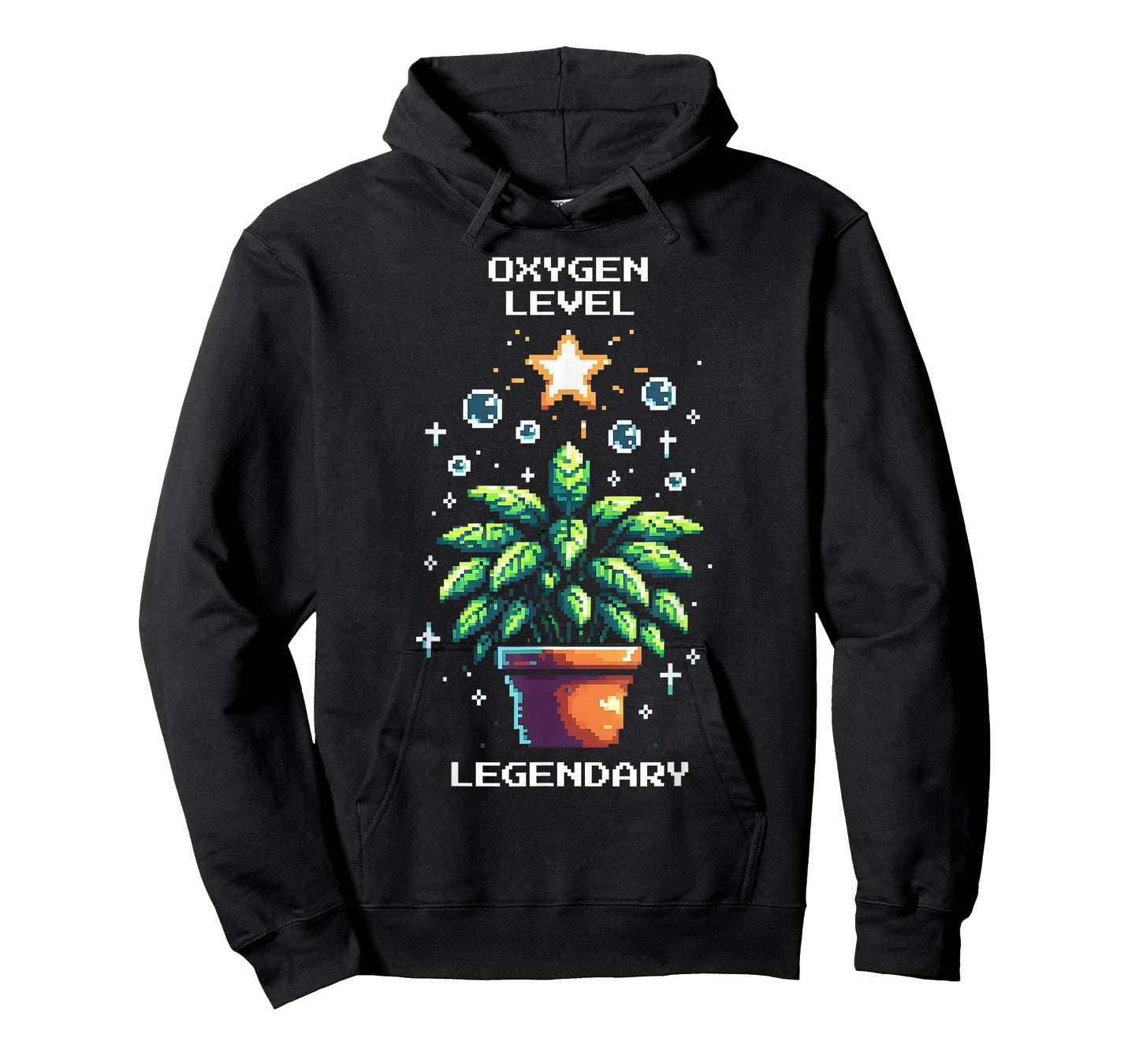 Oxygen Level Legendary | Pixel Art Air Purifying T-Shirt