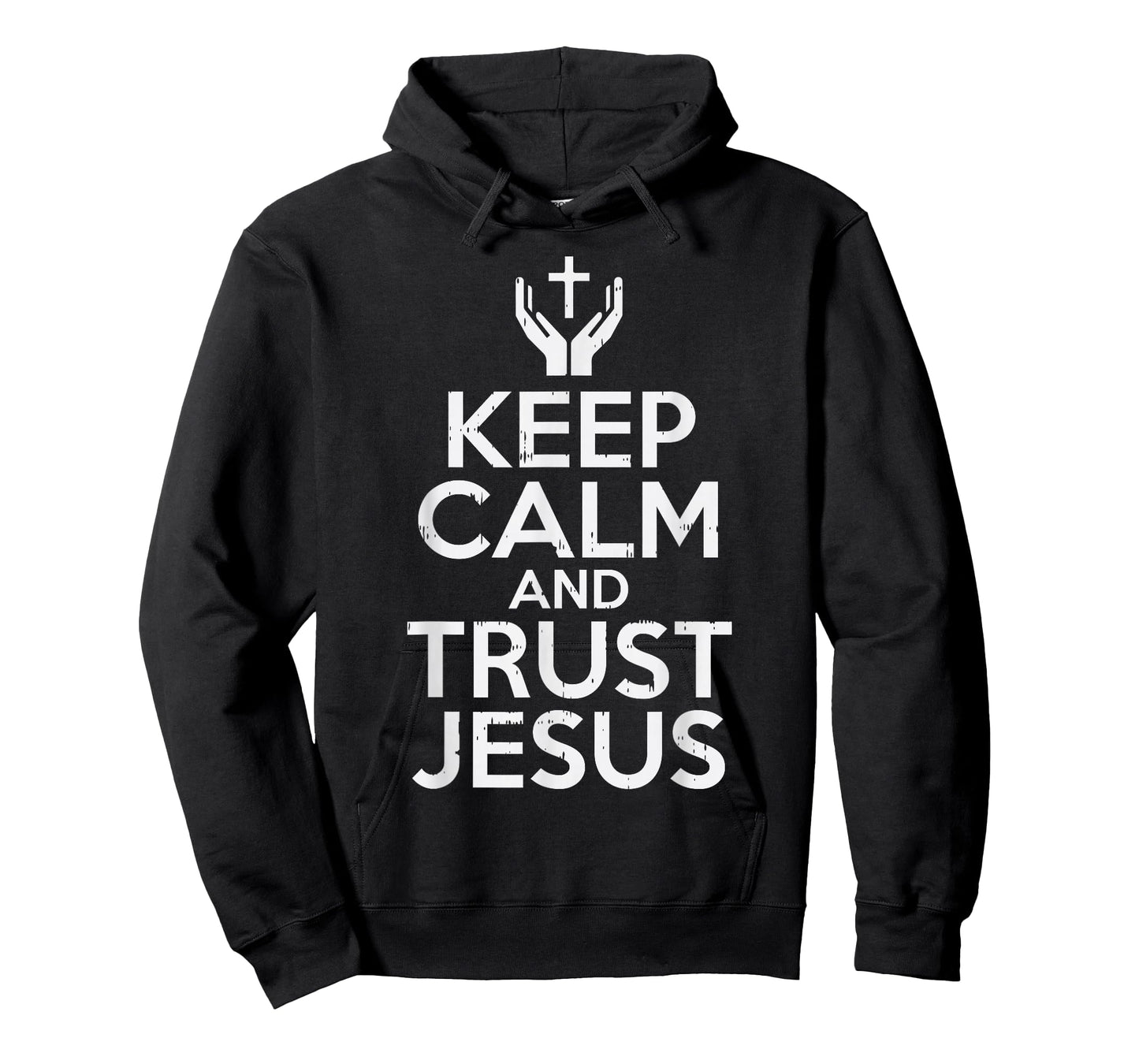 Keep Calm Trust Jesus God Faith Religious Christian Gift T-Shirt