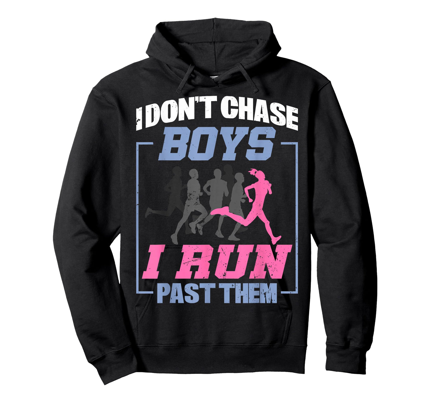 Funny I Dont Chase Boys I Pass Them Shirt Funny Running Gift T-Shirt
