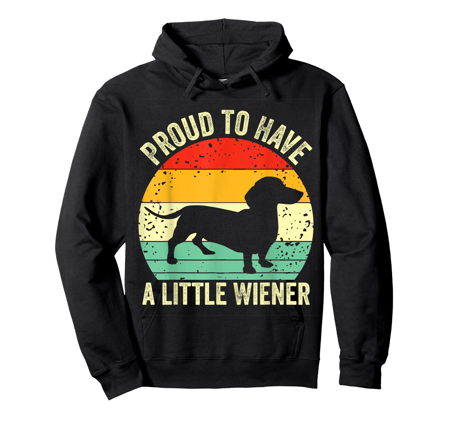 Dachshund Proud To Have A Little Wiener Dog Lover Vintage T-Shirt for Men Women Girls Kids