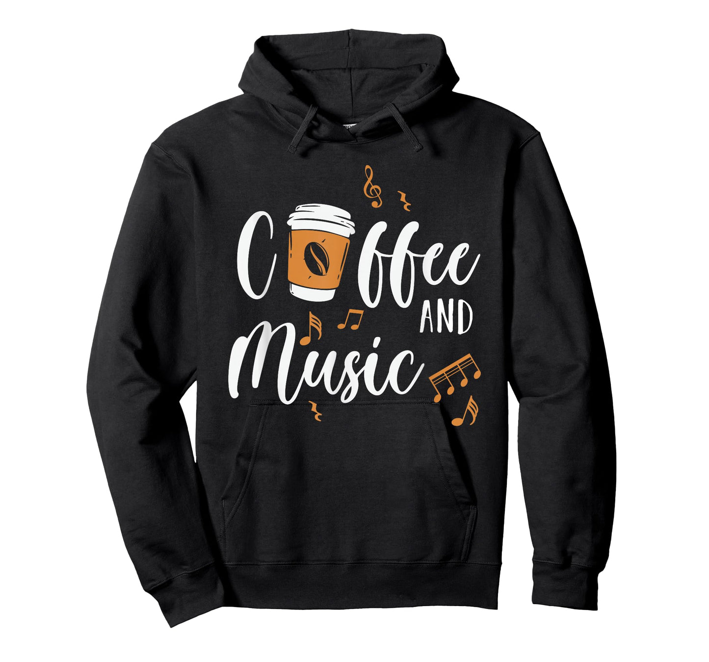 Caffeine Lover Music Makes Happy Coffee And Music T-Shirt