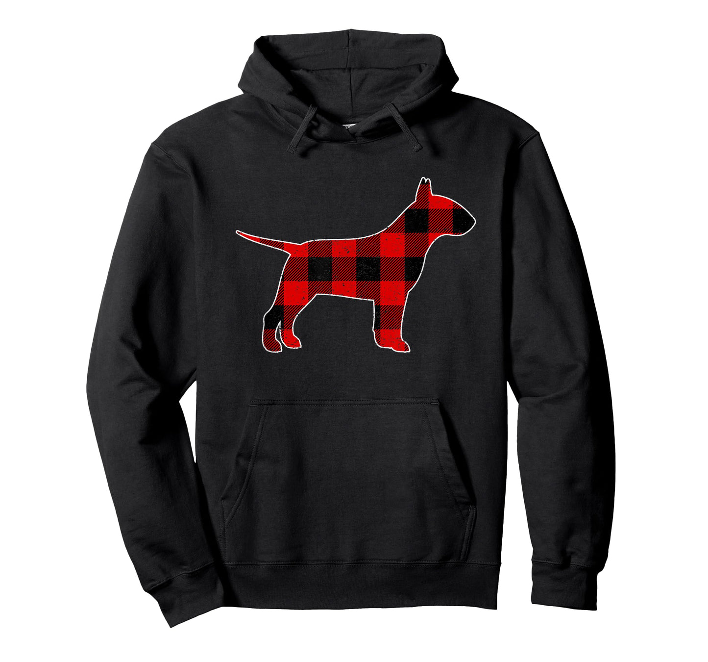 Christmas Plaid Bull Terrier Shirt, Christmas Dog Pajama T-Shirt