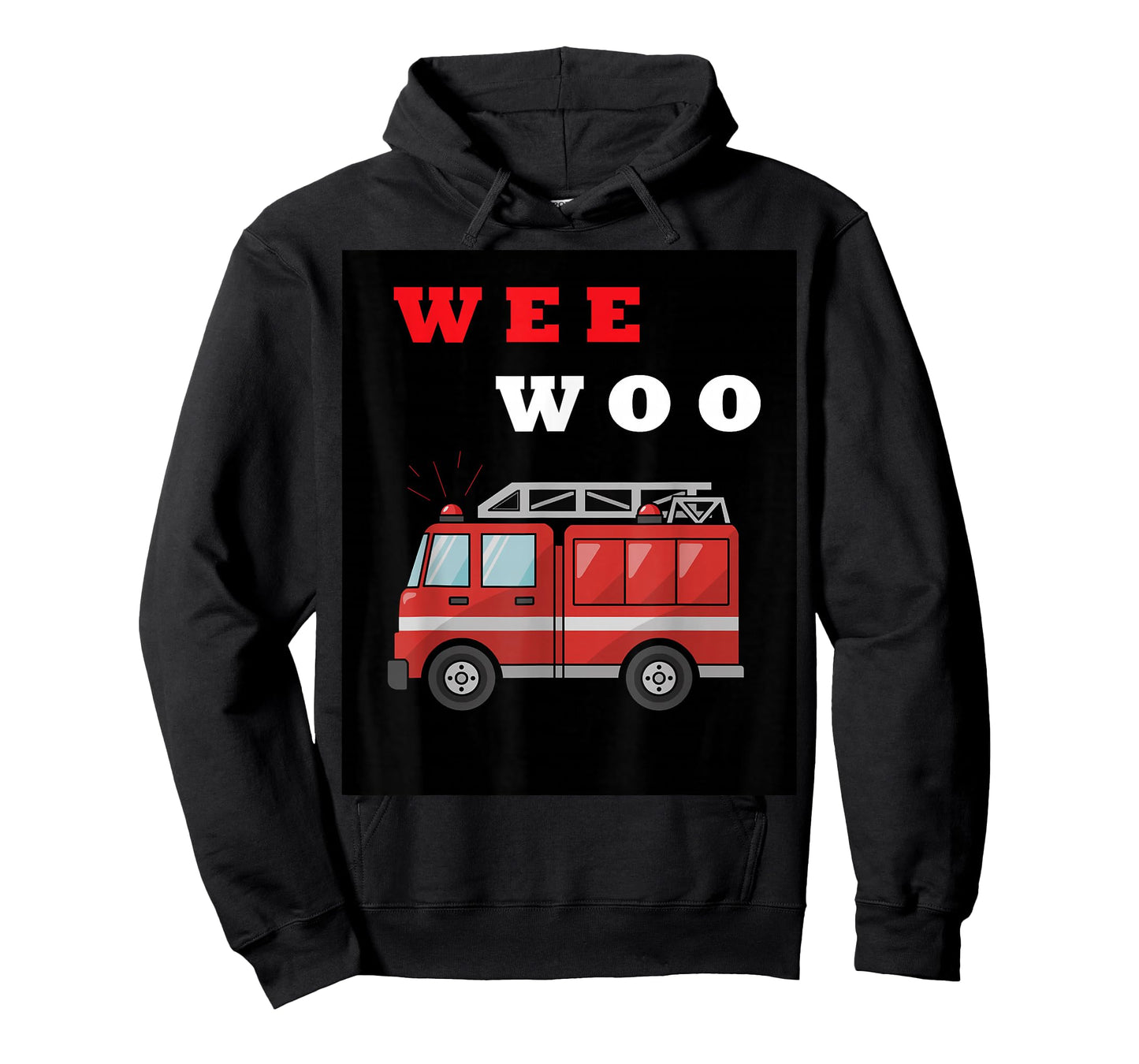 Wee Woo fire truck Funny Gift T-Shirt T-Shirt