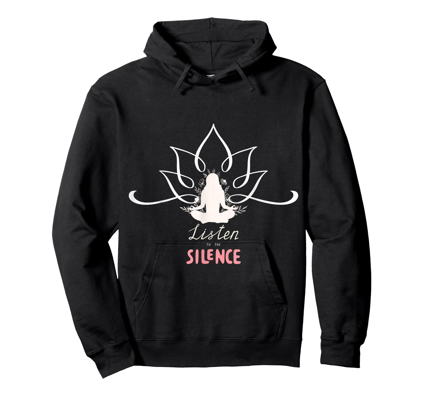 Meditative Silence: Yoga Lotus Design T-Shirt