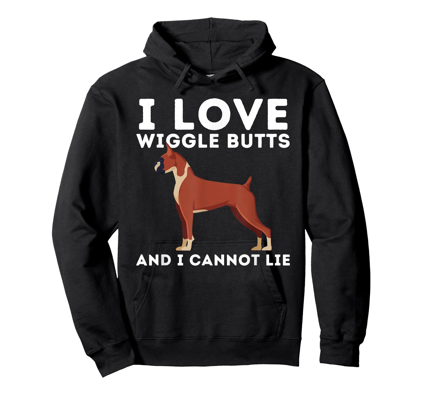 I Love Wiggle Butts And I Cannot Lie German Boxer Dog Owner T-Shirt