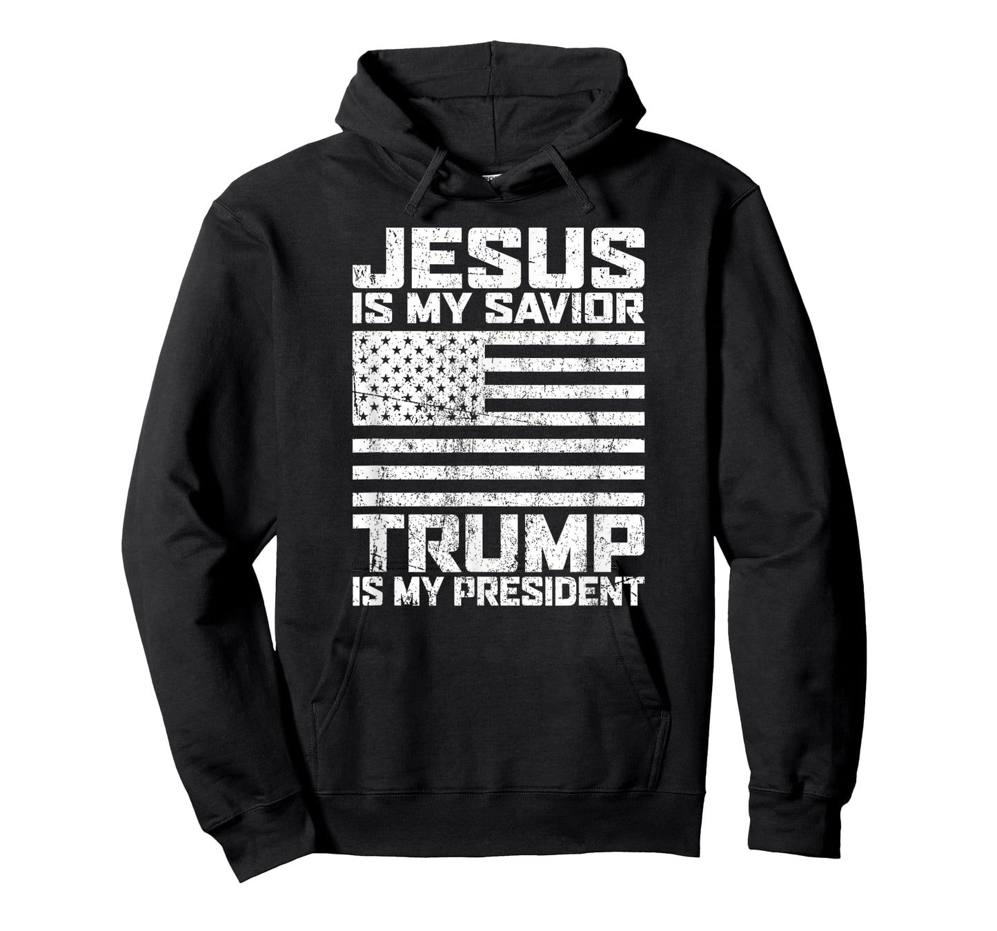"Jesus is my Savior - Trump is my President" vintage white T-Shirt