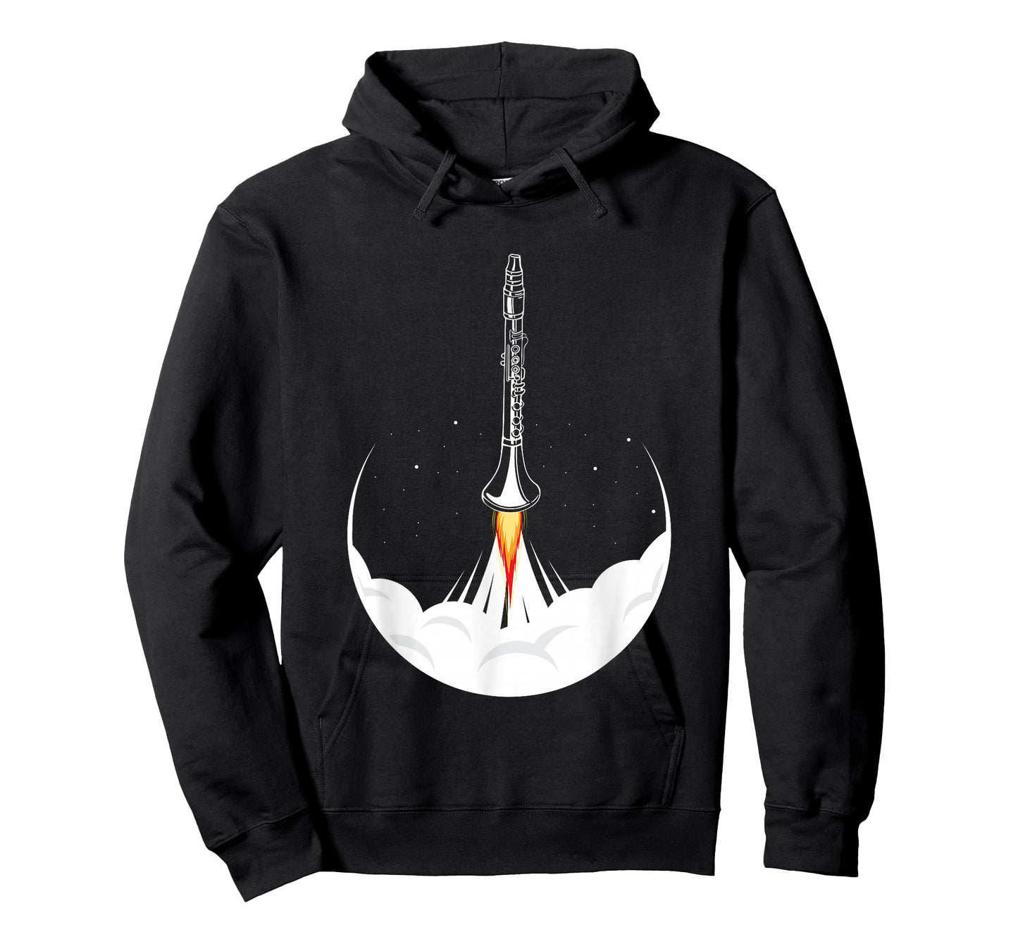 Clarinet Rocket - Clarinetist Orchestra Woodwind T-Shirt