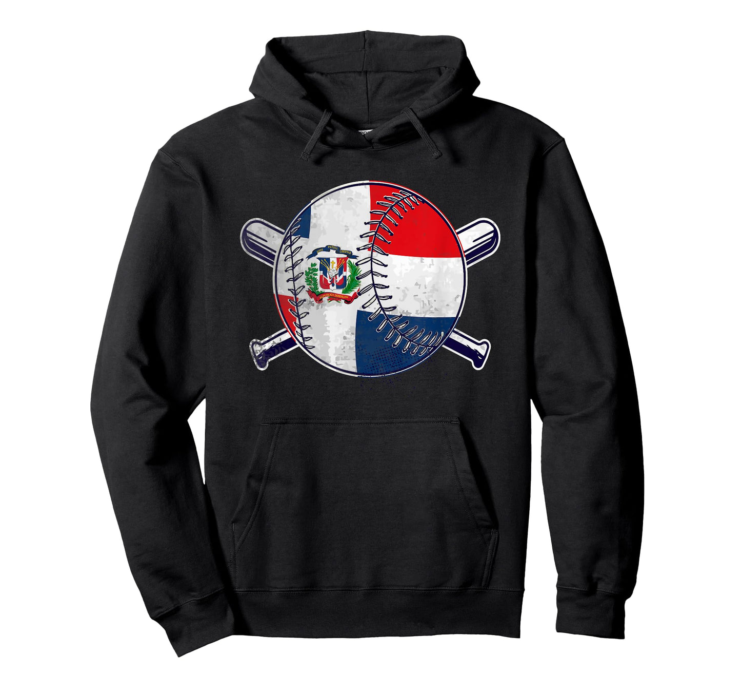 Baseball Enthusiast With Flag Of Dominican Republic T-Shirt