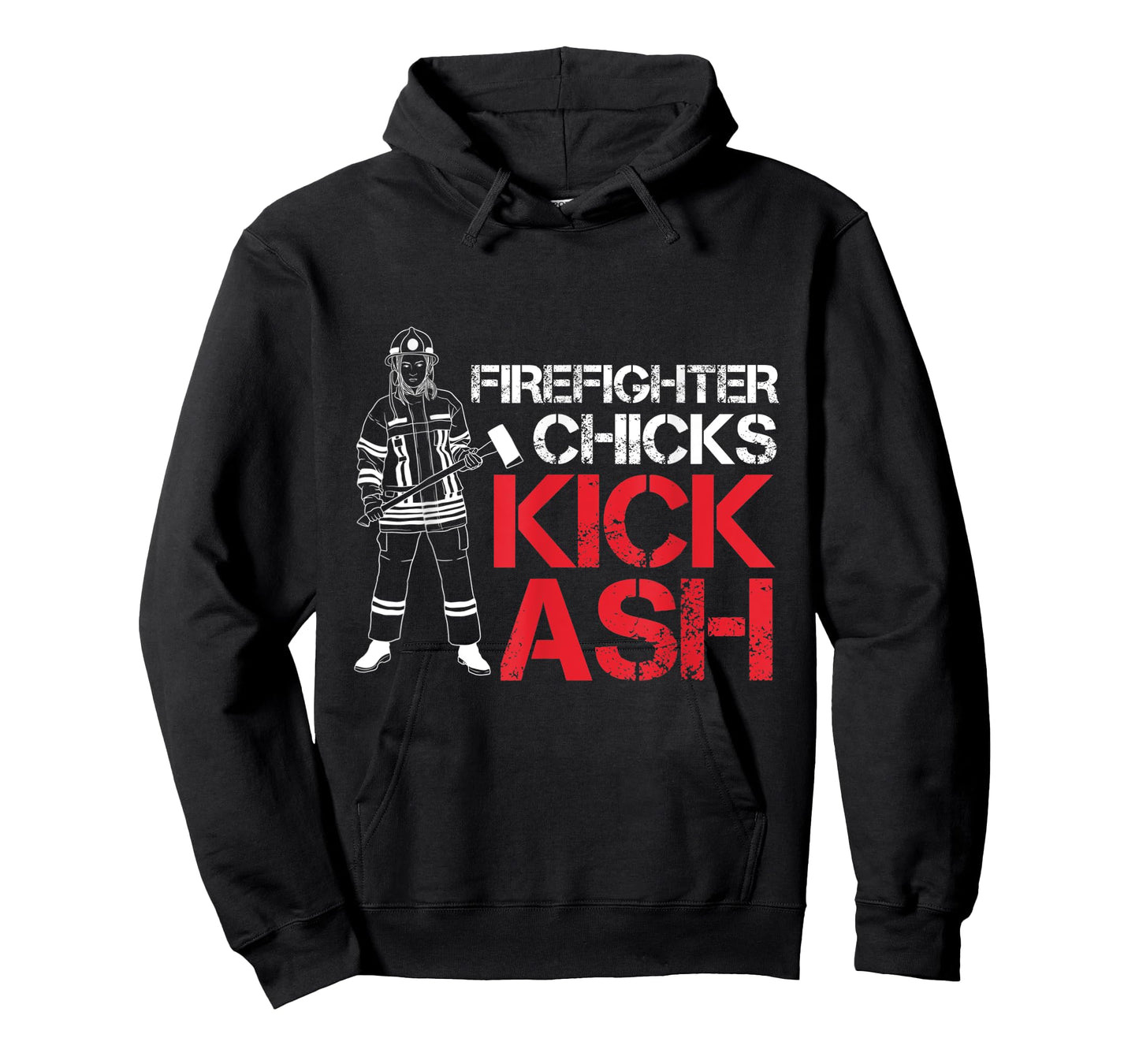 Firefighter Chicks Kick Ash T-Shirt