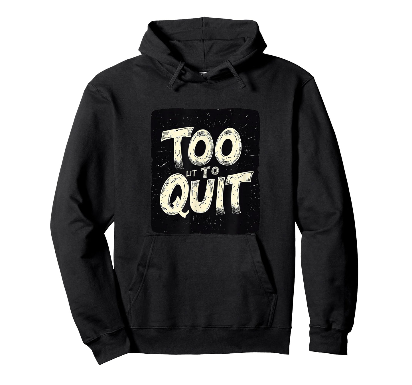 Funny Too lit to Quit Speech Costume T-Shirt