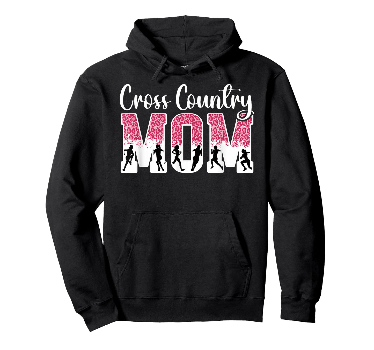 Cross Country Mom Of A Cross Country Runner Mother Leopard T-Shirt