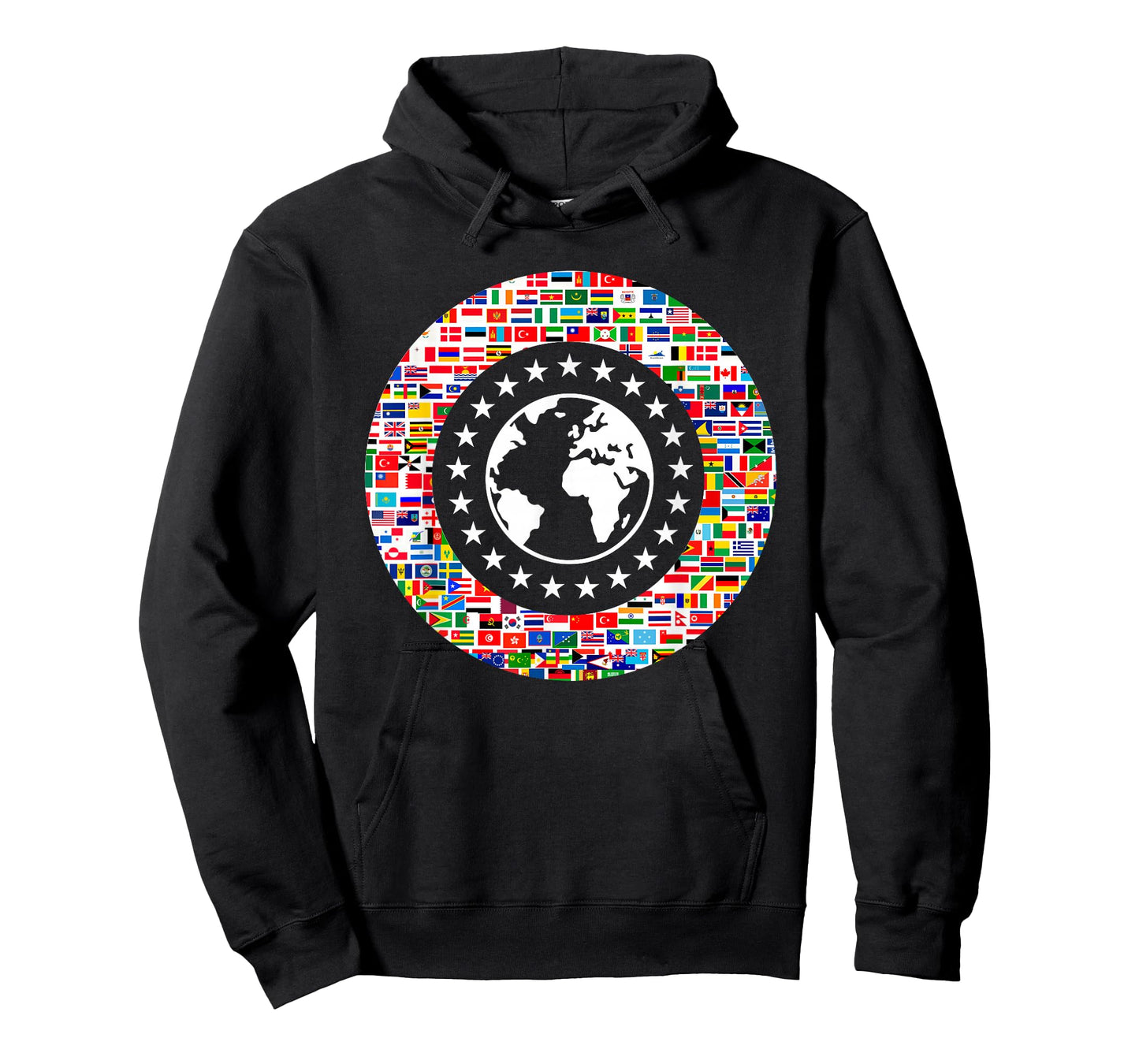 Earth Globe World Flags The Countries of the World Travel T-Shirt