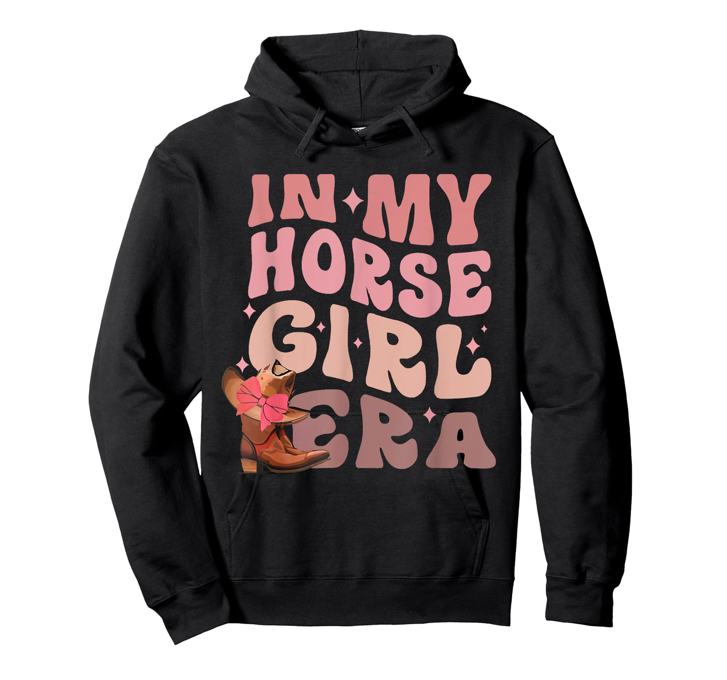 In My Horse Girl Era Cowgirl Western Rodeo Groovy T-Shirt