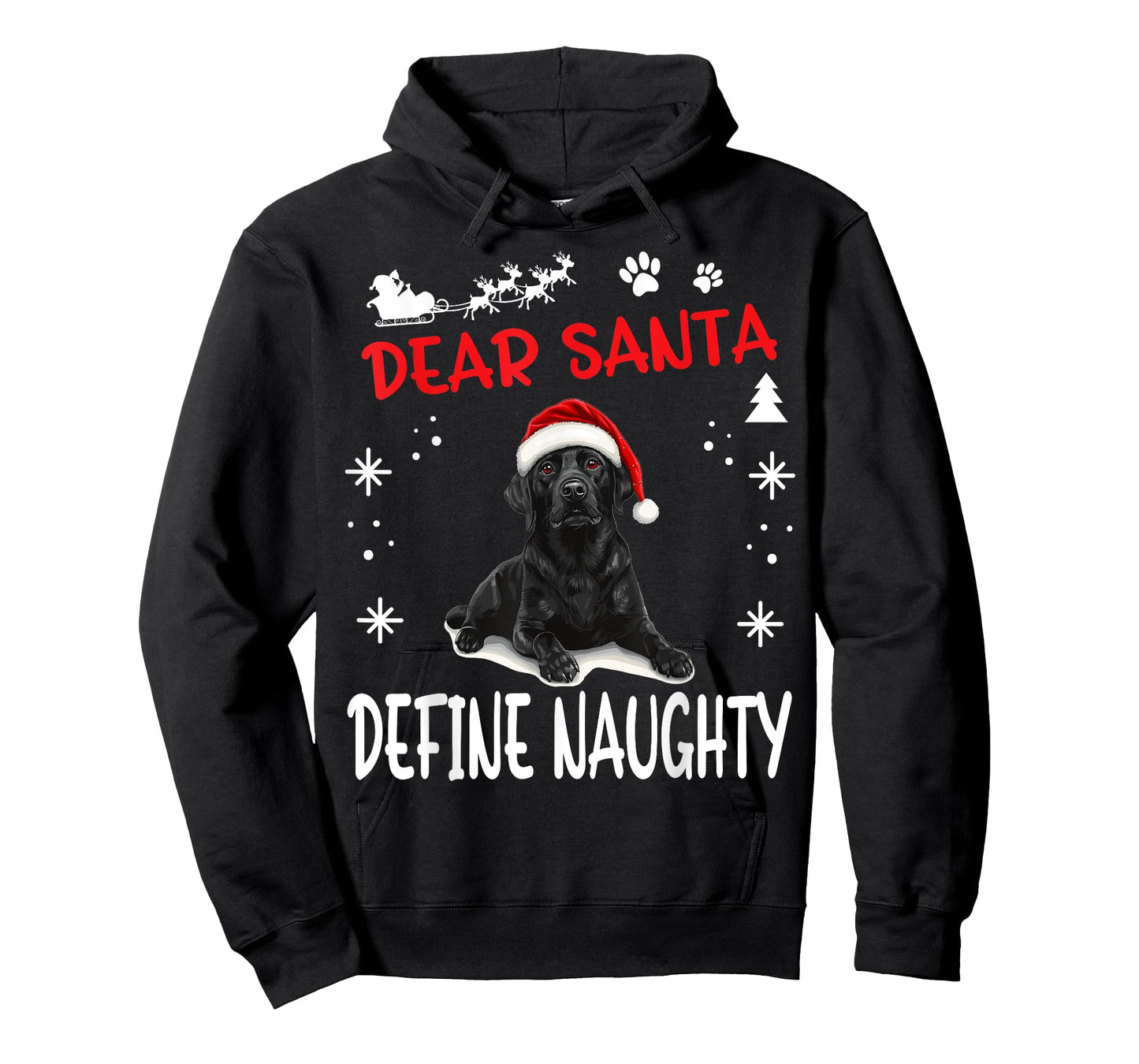 Cute Labrador Retriever Dog Christmas Dear Santa Define T-Shirt