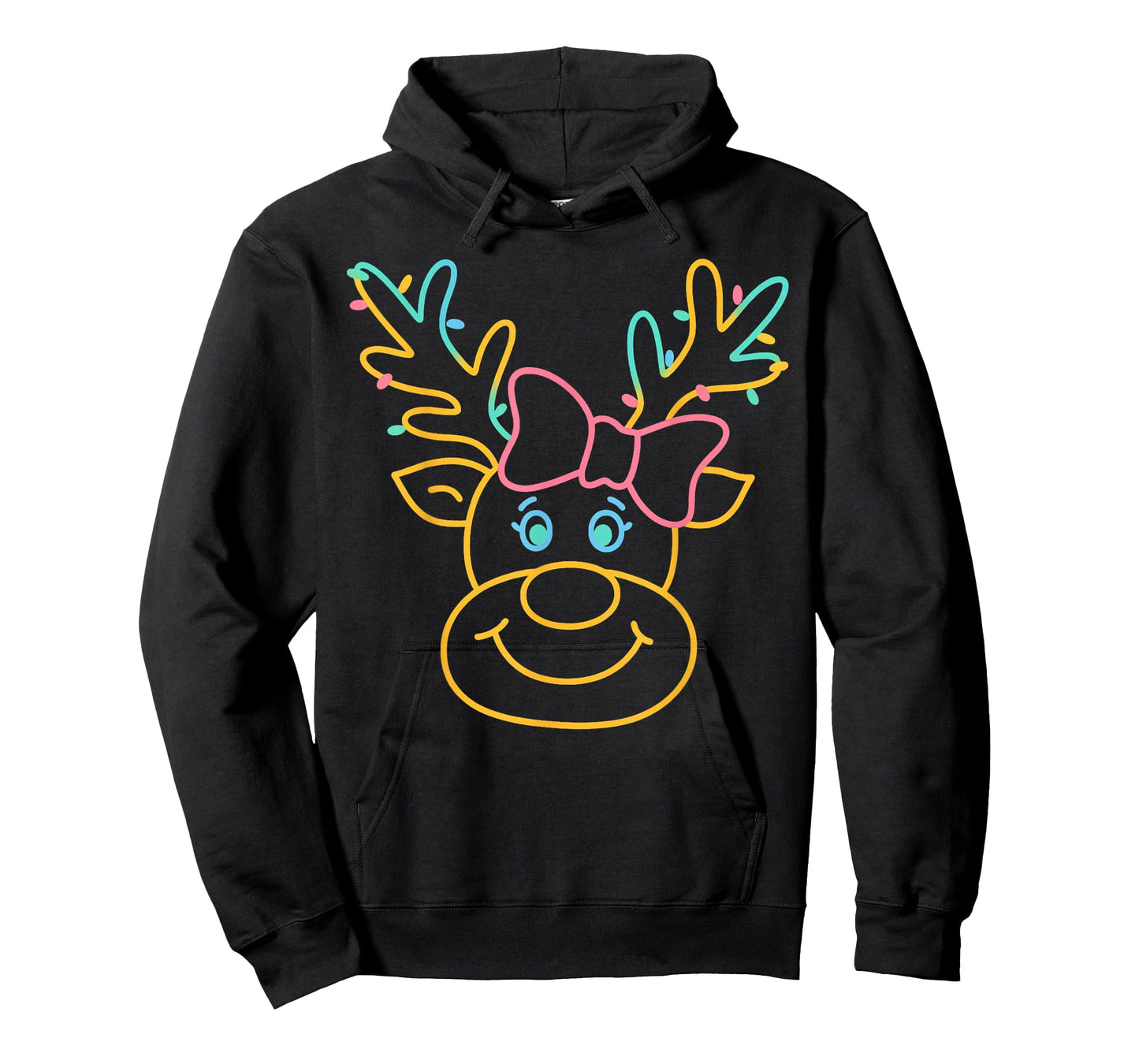 Preppy Christmas Coquette Bow Reindeer Family Matching 2025 T-Shirt