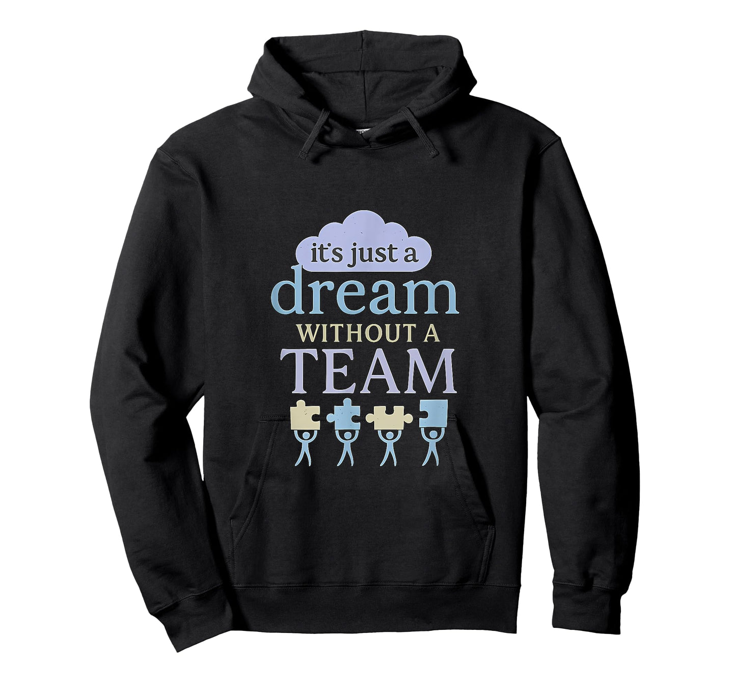 Dream Team Teamwork Inspirational Success Puzzle Design T-Shirt