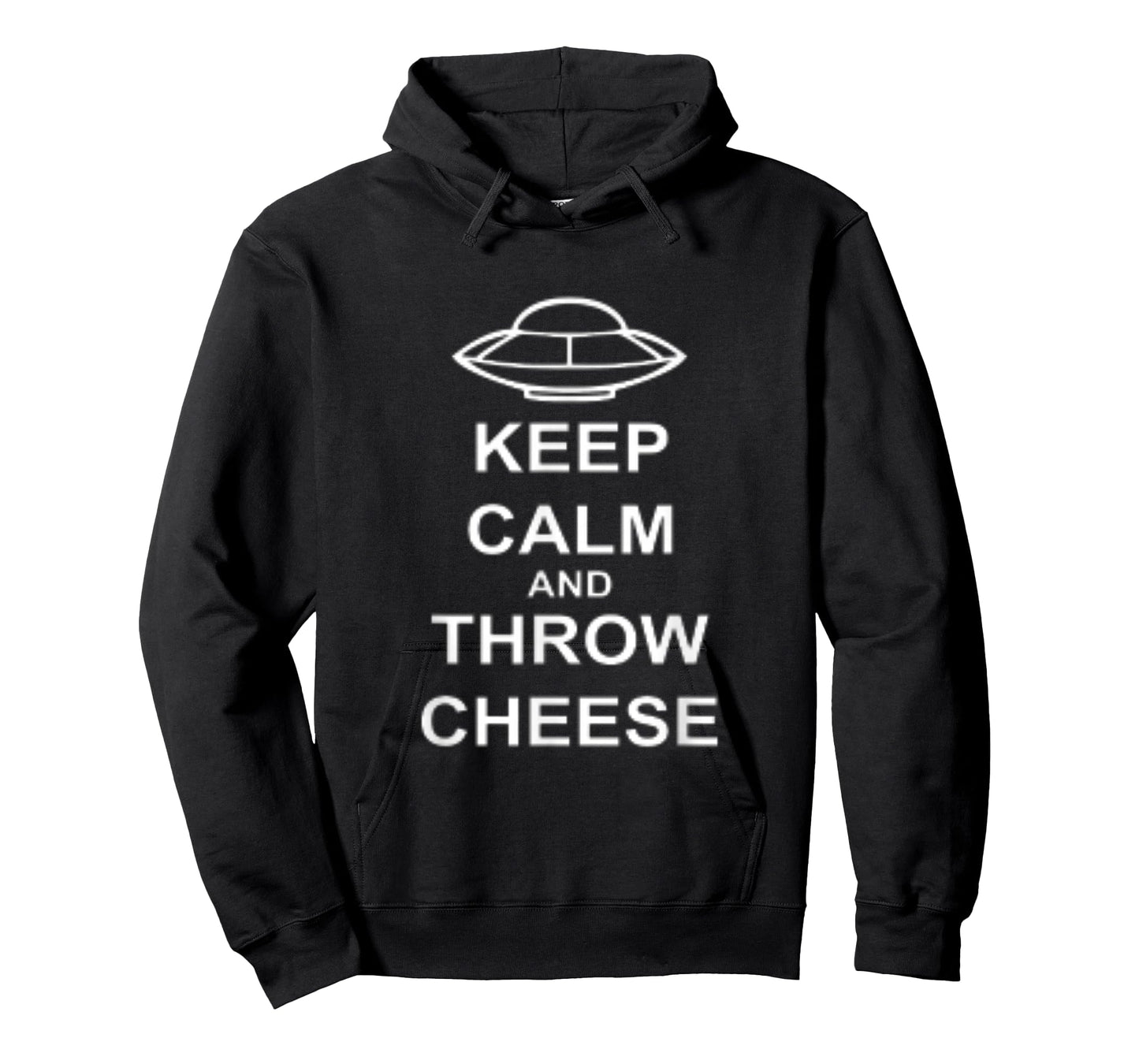 UFO Extraterrestial Keep Calm And Throw Cheese T-shirt T-Shirt
