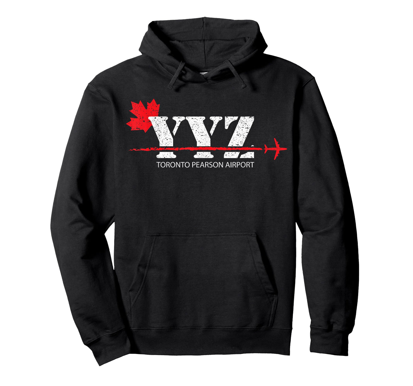 Retro Vintage Toronto YYZ Maple Leaf Airport Code T-Shirt