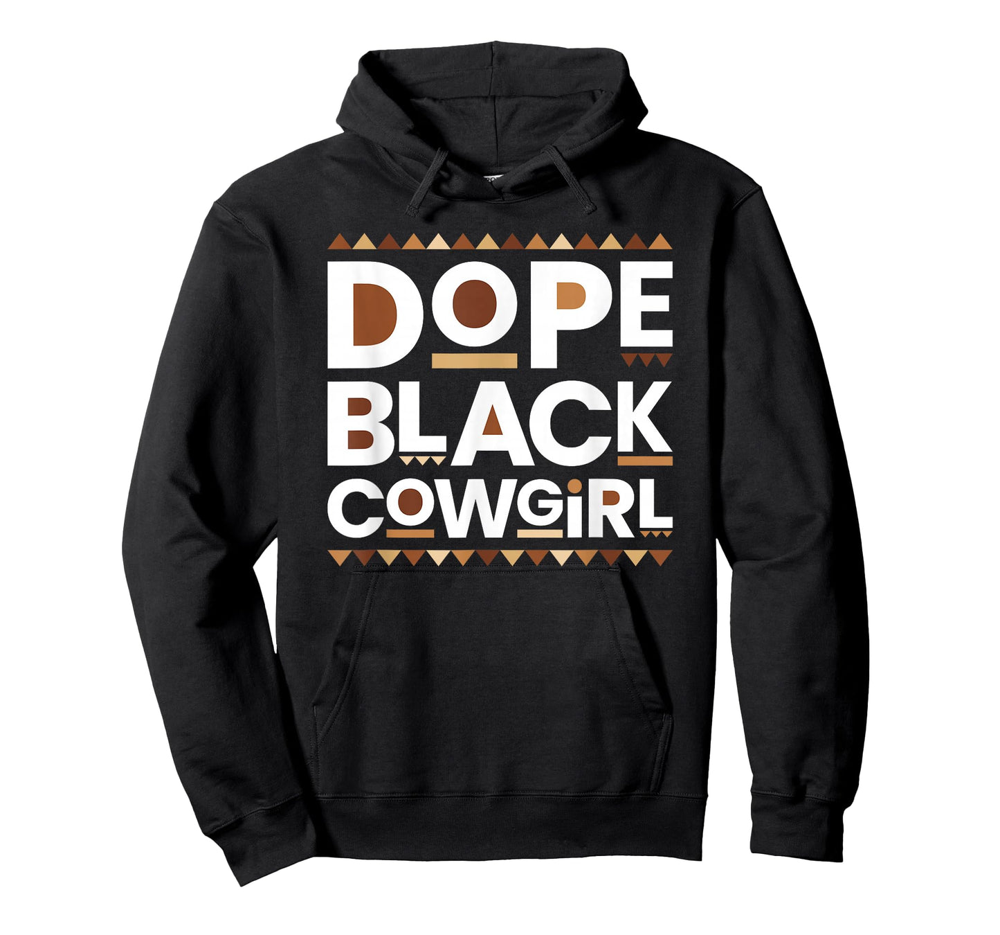 Dope Black Cowgirl Melanin Black African Rodeo Cowgirl T-Shirt