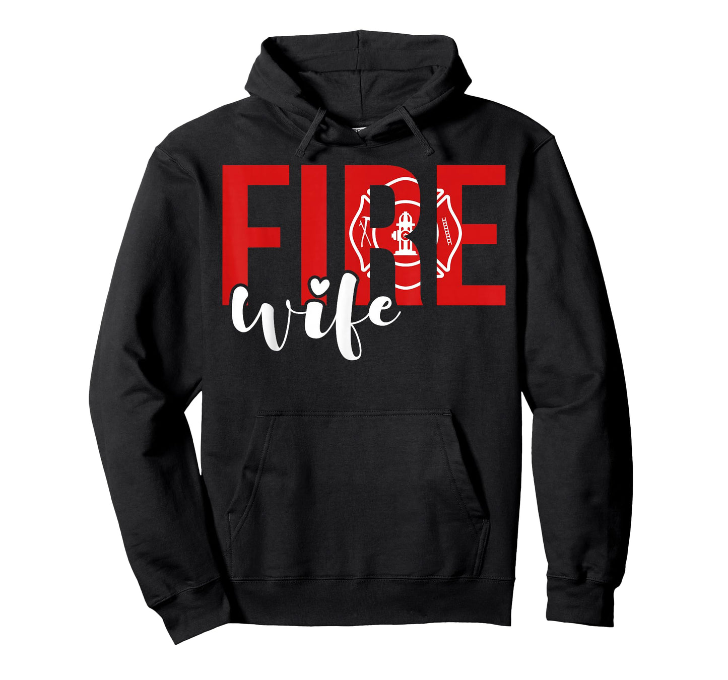 Proud Fire Wife Of Firefighter Wife Fireman Wife T-Shirt