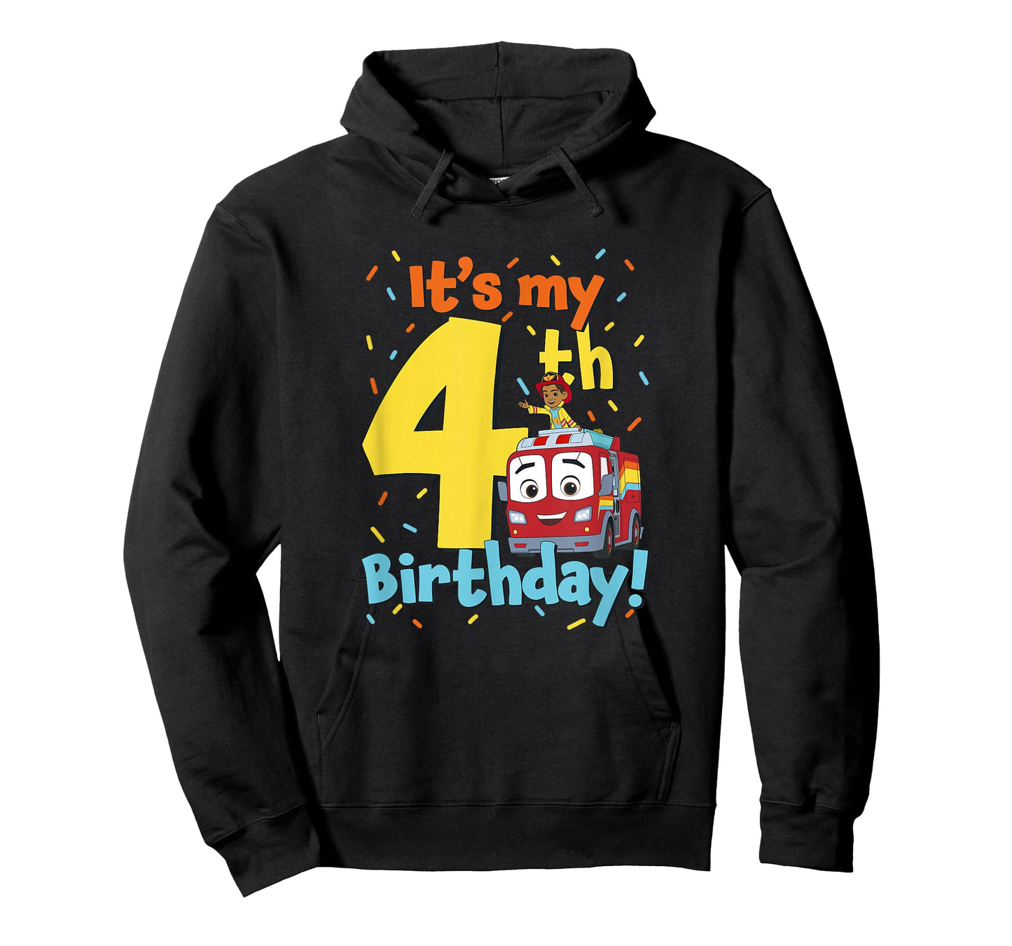 Disney Firebuds It's My 4th Birthday! Flash & Bo Celebration T-Shirt