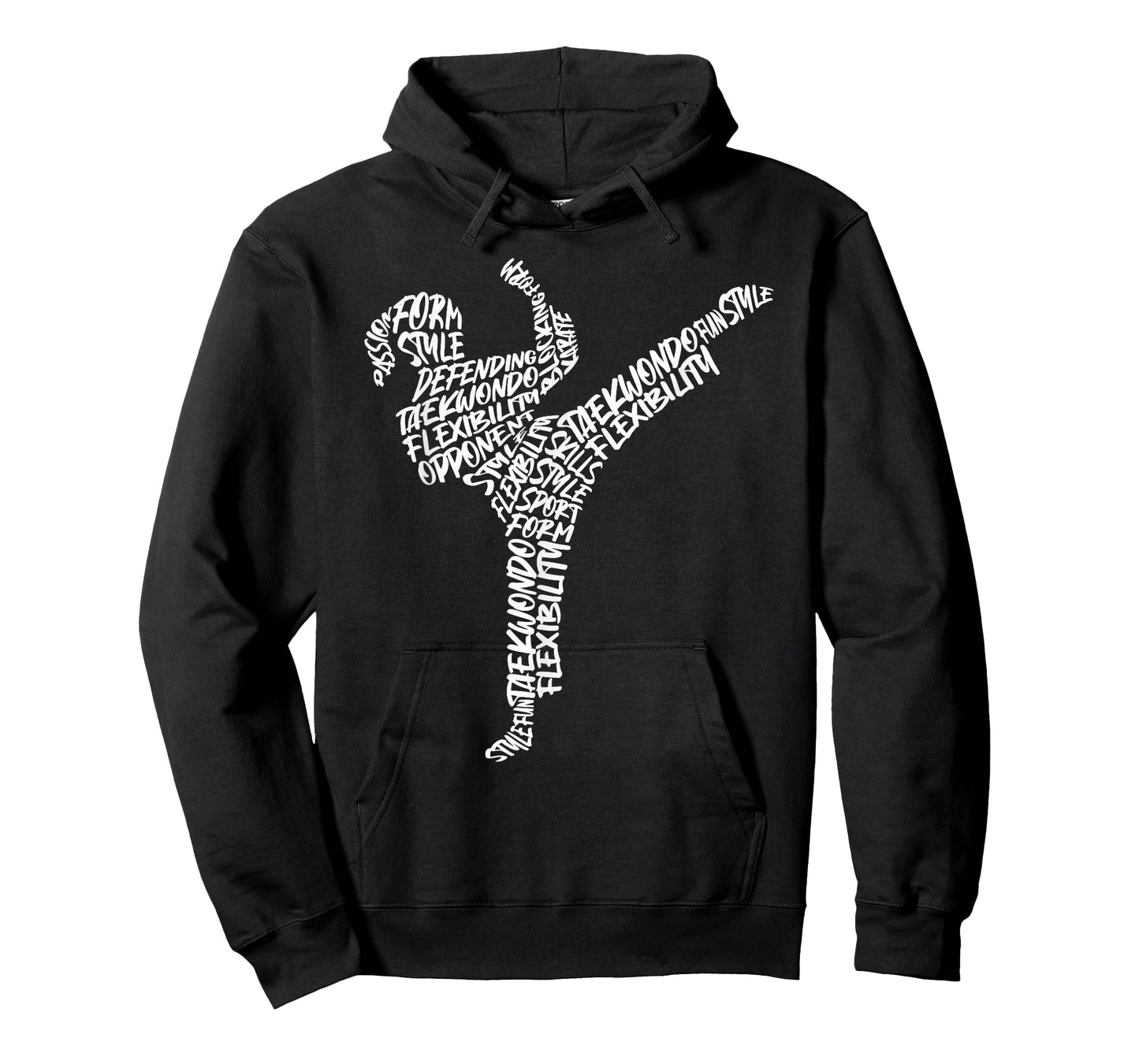 Karate Girl Martial Arts Typography Women Girls Taekwondo T-Shirt