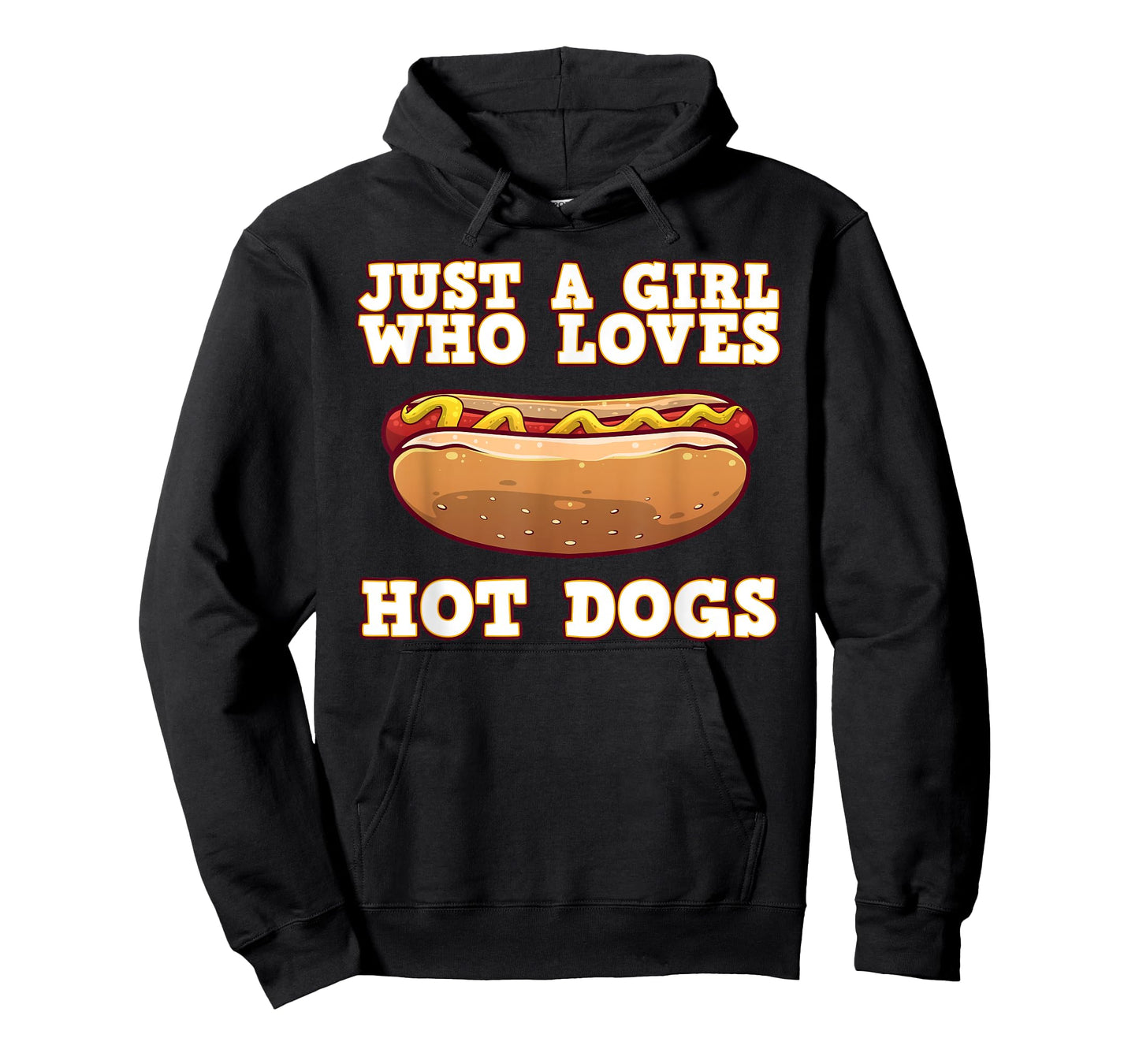 Funny Hot Dog Design For Women Girls Hot Dog Lovers T-Shirt
