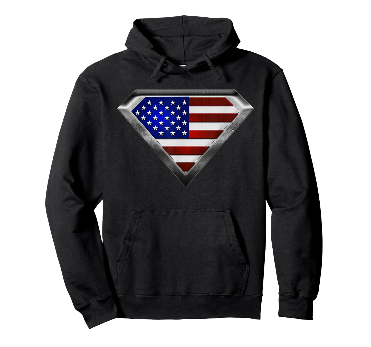 Super USA Flag Superhero Patriotic American Flag T-Shirt