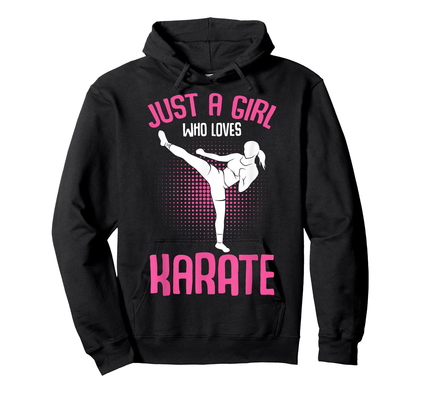 Just A Girl who loves Karate Kids Girls T-Shirt