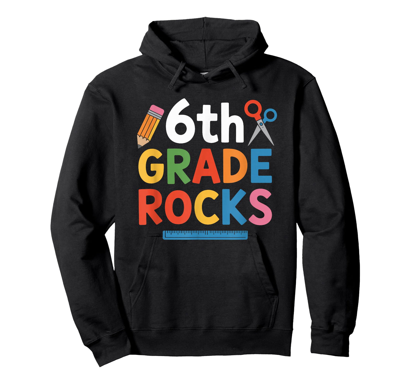 6Th Grade Rocks, Sixth Grader Teacher and Boys Girls T-Shirt