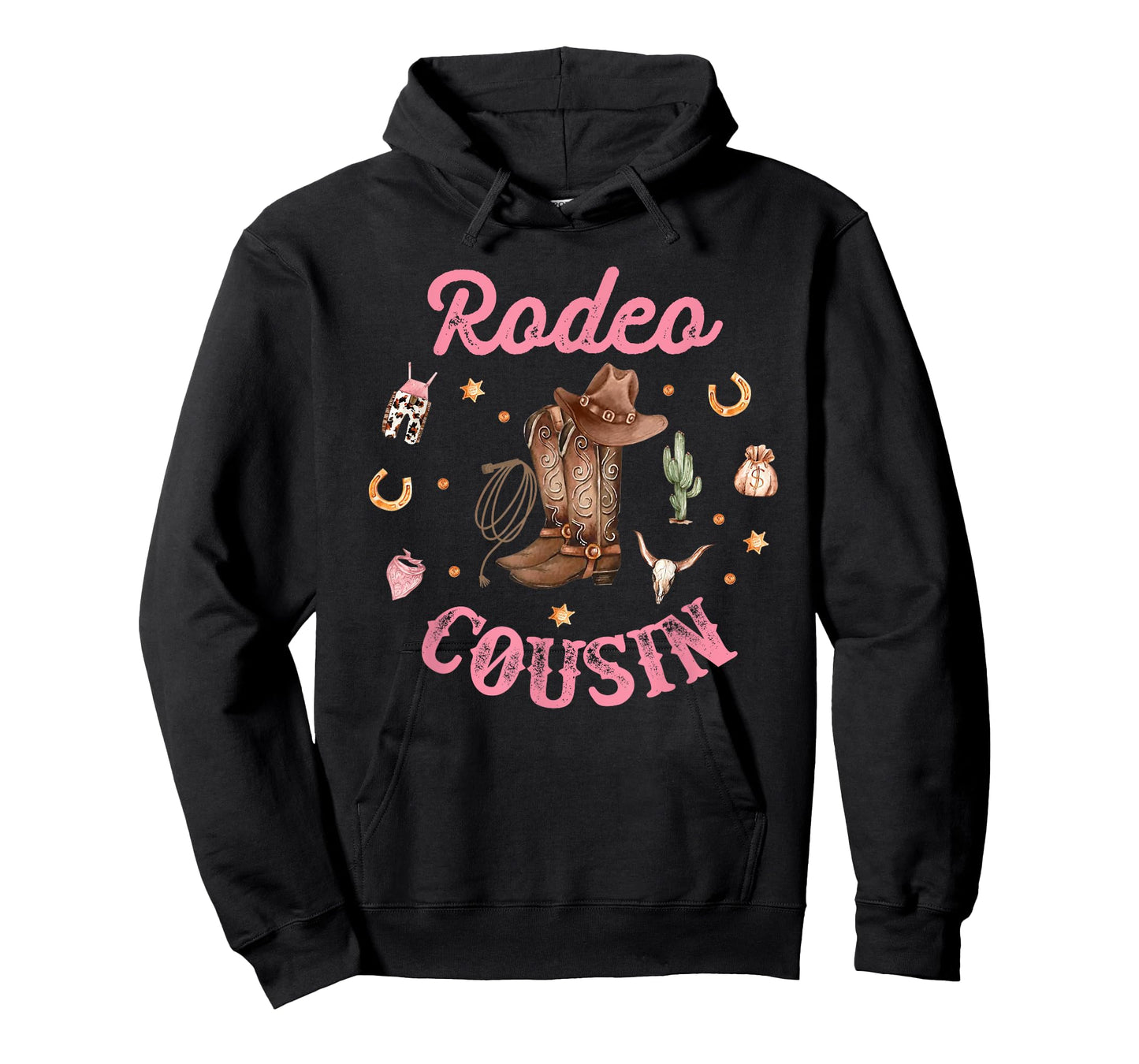 Rodeo Cousin - Cousin Western Cowboy Cowgirl Birthday Family T-Shirt