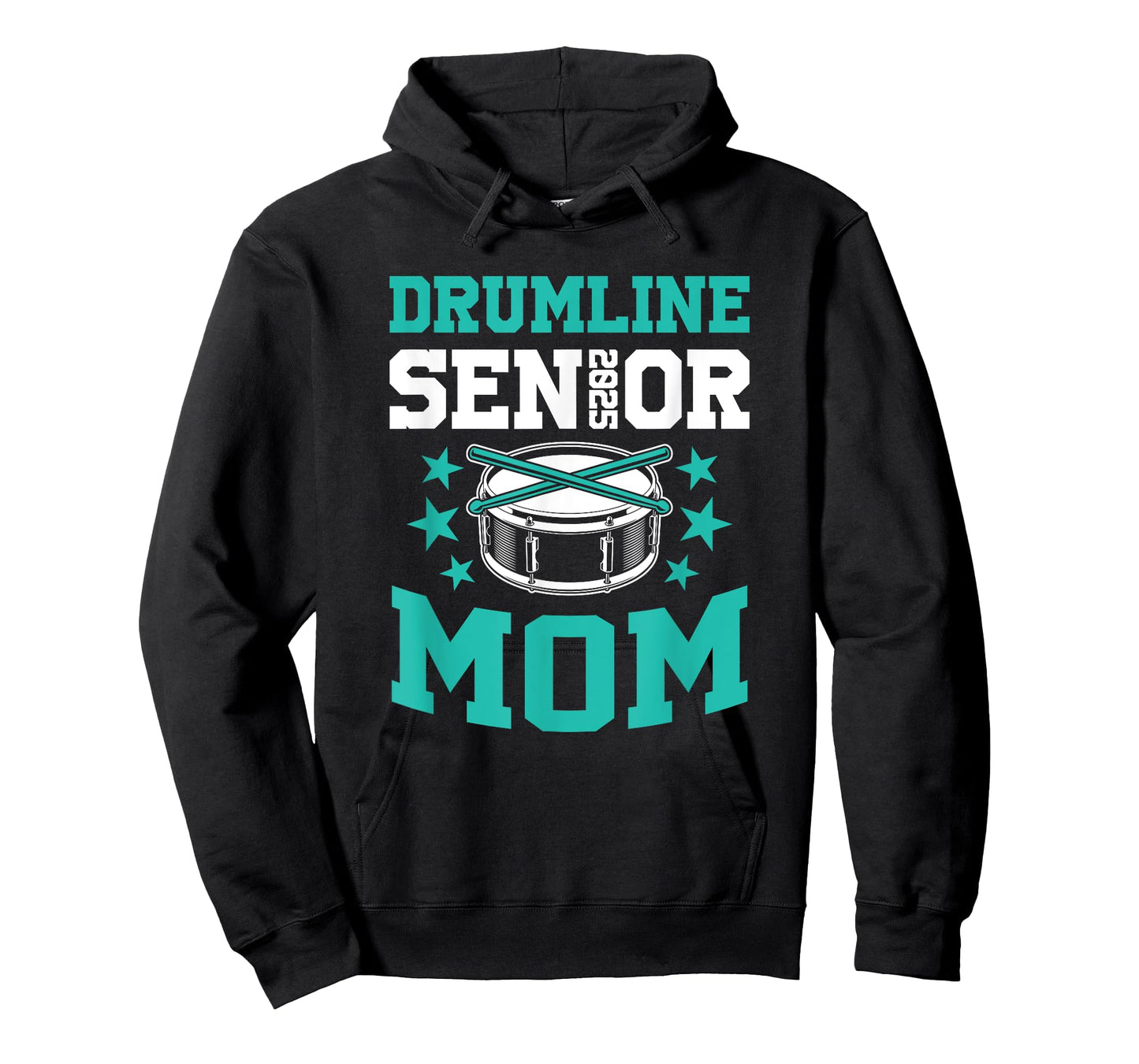 Drumline Senior 2025 Mom High School Marching Band T-Shirt