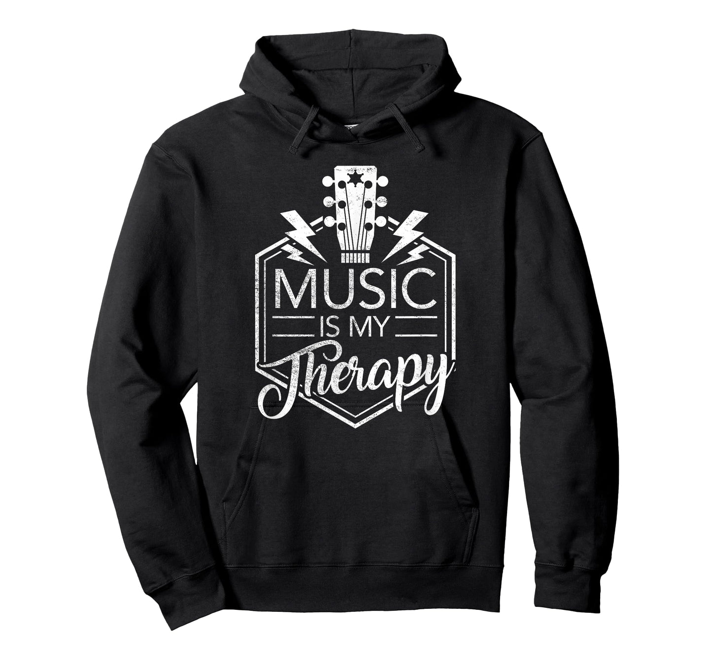 Music is my Therapy T-Shirt - Guitar Rock Music Gift T-Shirt