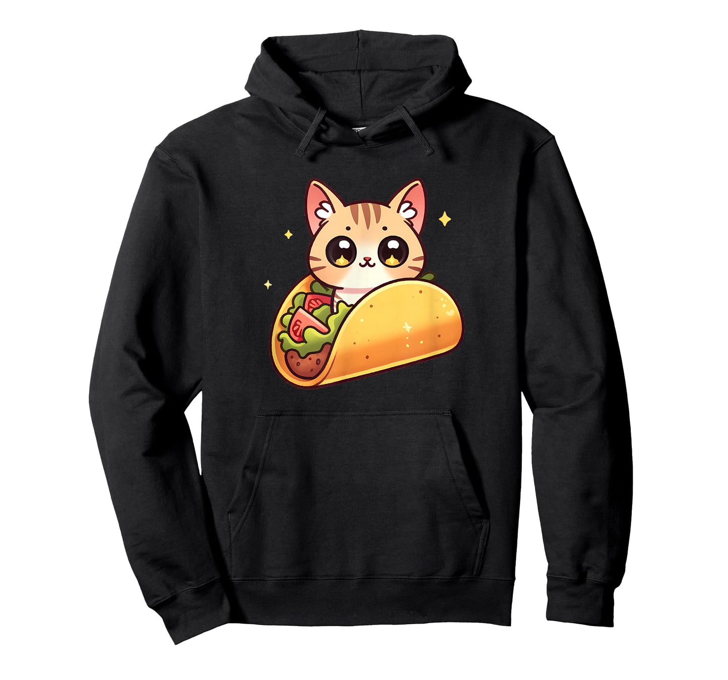 Cute Taco Cat Funny Kawaii Food T-Shirt
