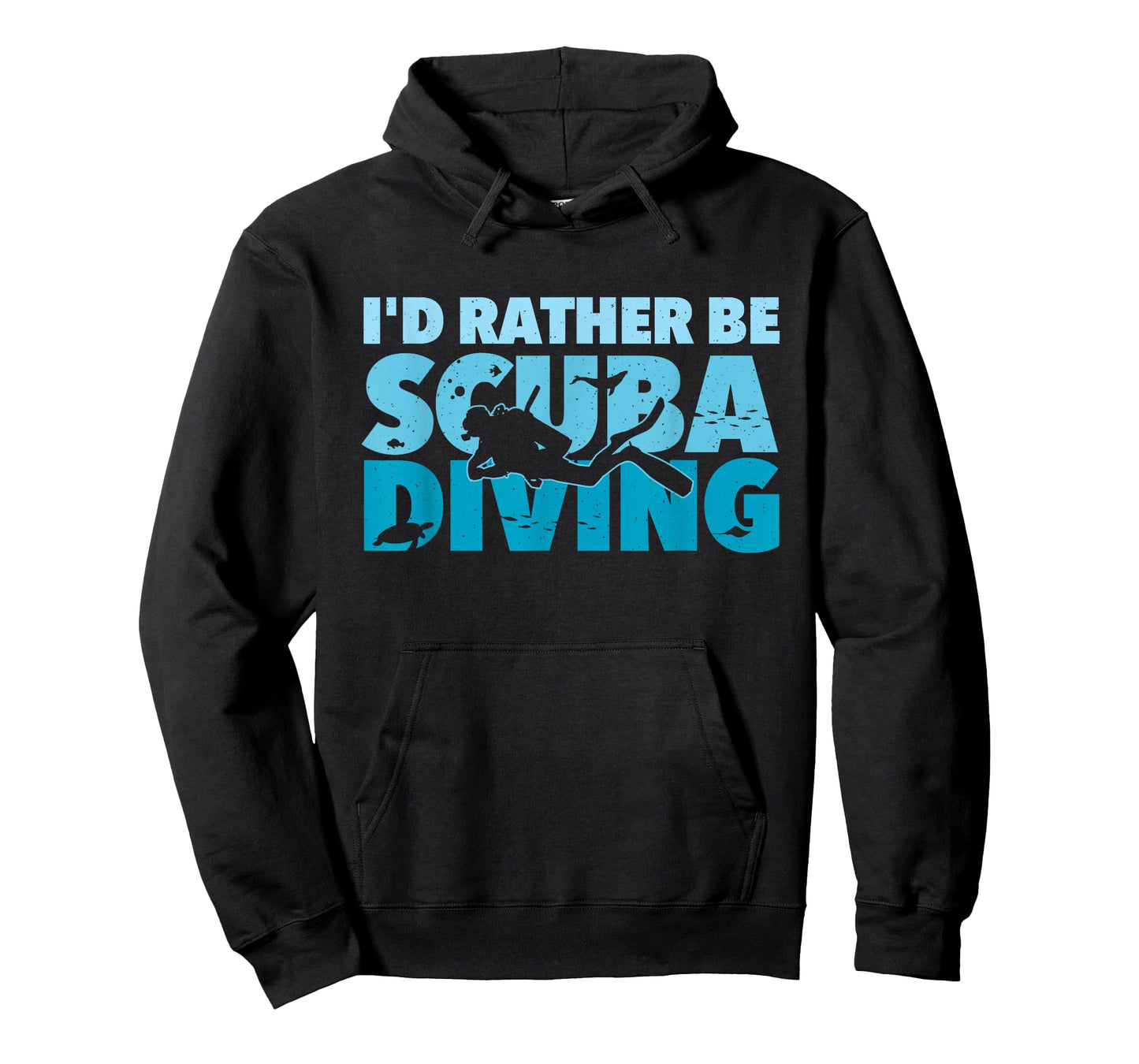 I'd Rather Be Scuba Diving - Freediving Underwater Diver T-Shirt