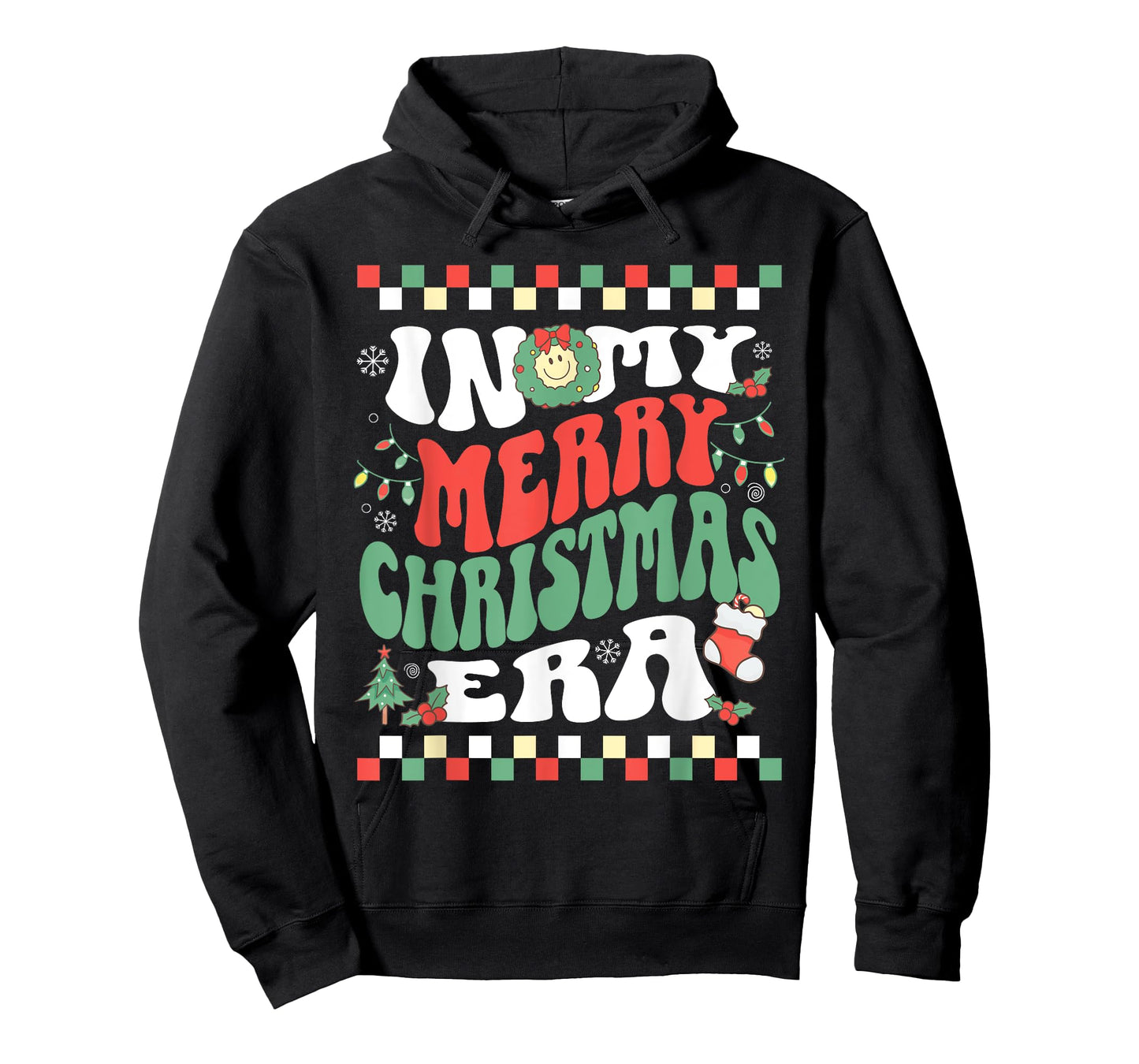 In My Merry Christmas Era Retro Groovy Holiday T-Shirt