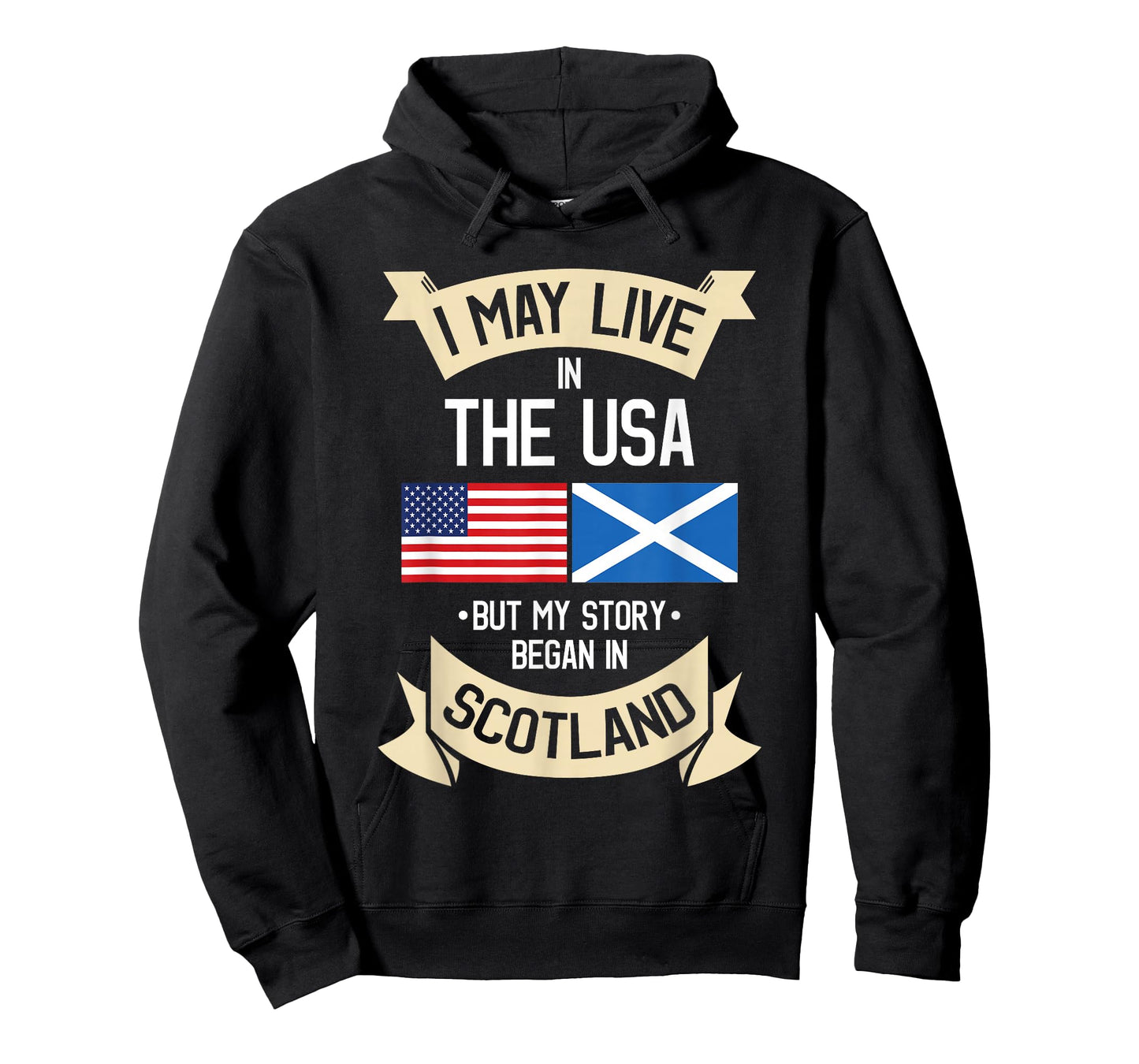 Scotland American Flag USA Scottish Roots Gifts T-Shirt