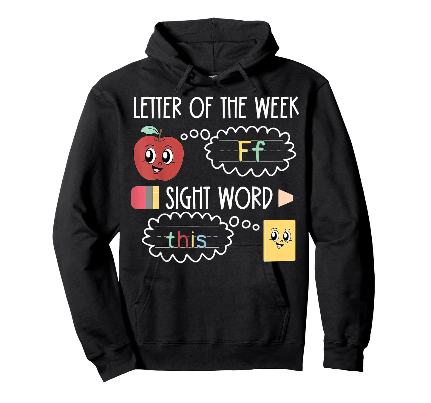 Letter of the Week Ff Sight Word Teacher Squad T-Shirt