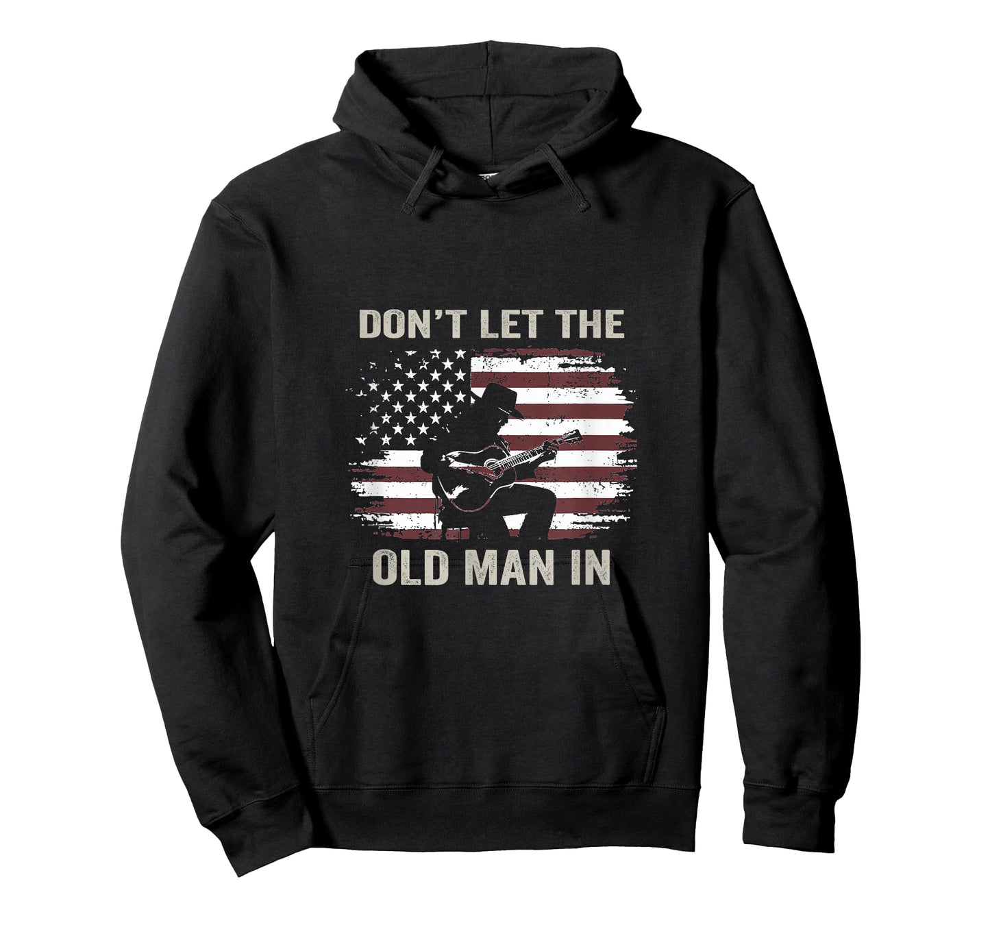 Don't let the old man in Vintage American flag T-Shirt