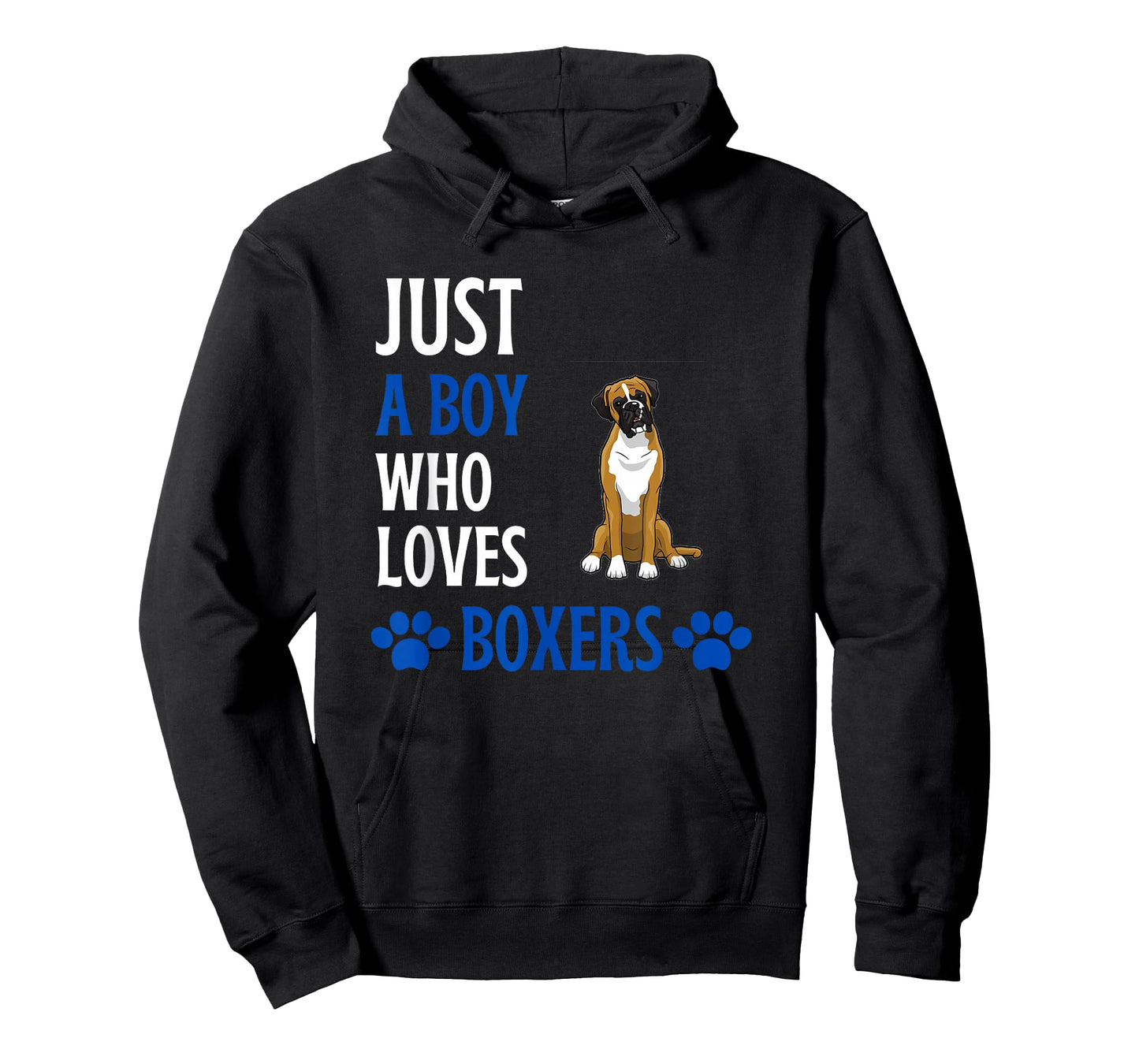 Just A Boy Who Loves Boxers Funny Boxer Dog Humor T-Shirt