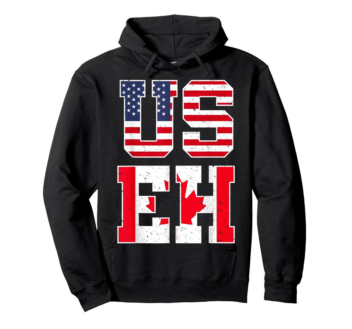 US EH Shirt American Canadian Flag Canada Pride USA Gift T-Shirt