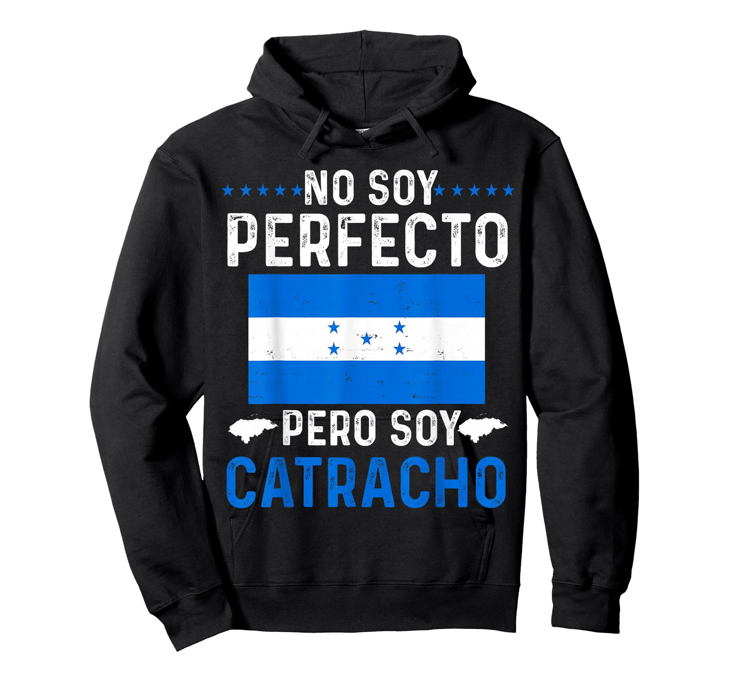 No Soy Perfecto Pero Soy Catracho Honduran Flag Map Pride T-Shirt