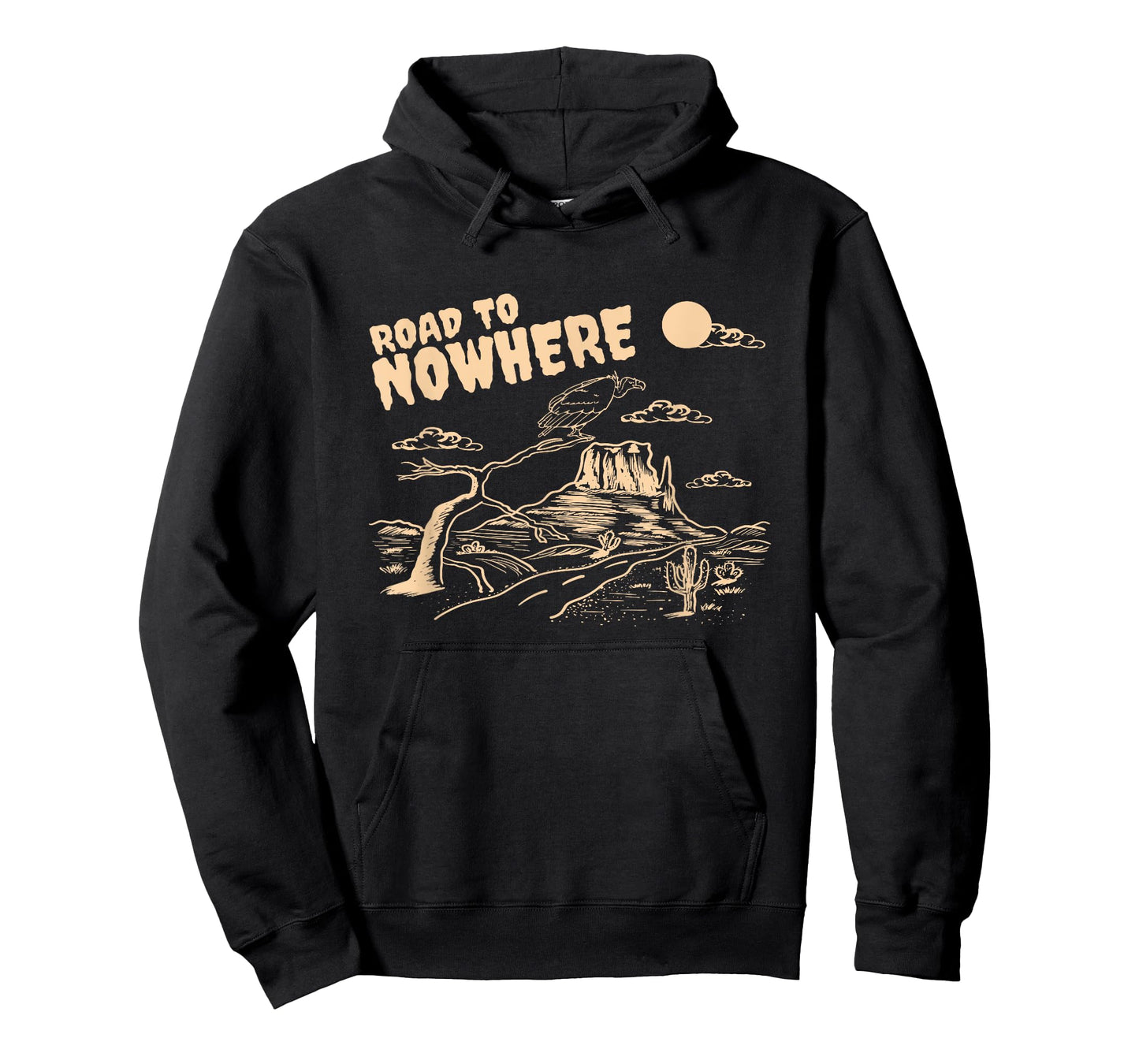 Road to Nowhere Desert Wild Western T-Shirt