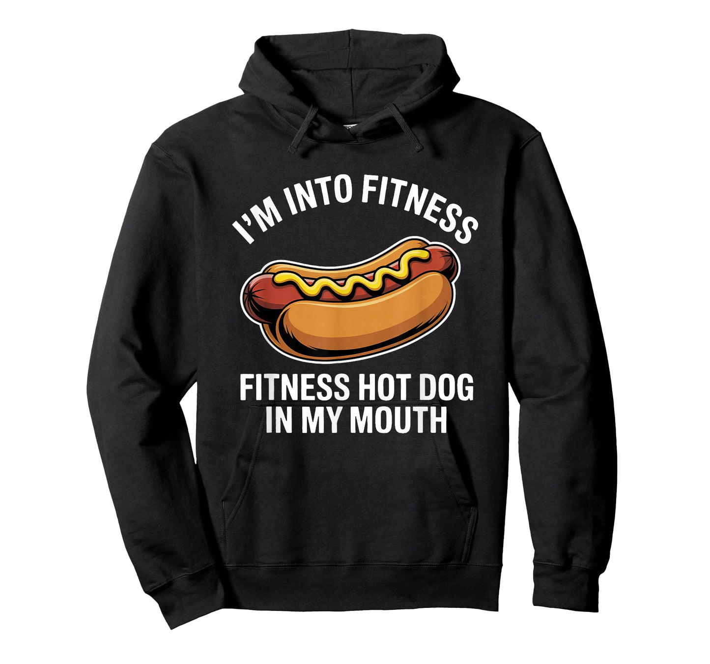 Im Into Fitness Hot Dog in My Mouth Funny Glizzy Meme T-Shirt